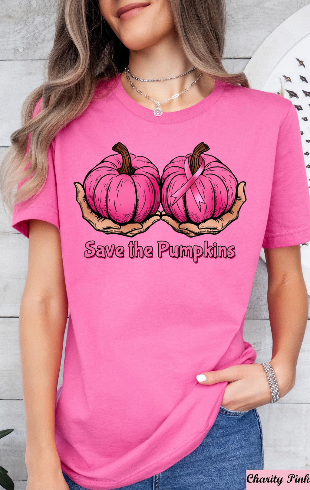 Save The Pumpkins Halloween Shirt,Breast Cancer Awareness Tee,Funny Cancer Pumpkin Shirt,Breast Cancer Support Tee,Motivational Cancer Tee