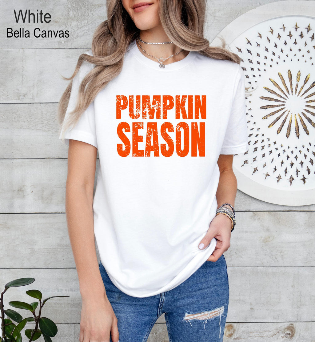 Retro Distressed Fall Shirt Designs, Pumpkin Season Shirt, Autumn Fall Shirt, Thanksgiving Shirt, Retro Fall Shirt, Coffee Weather Tee