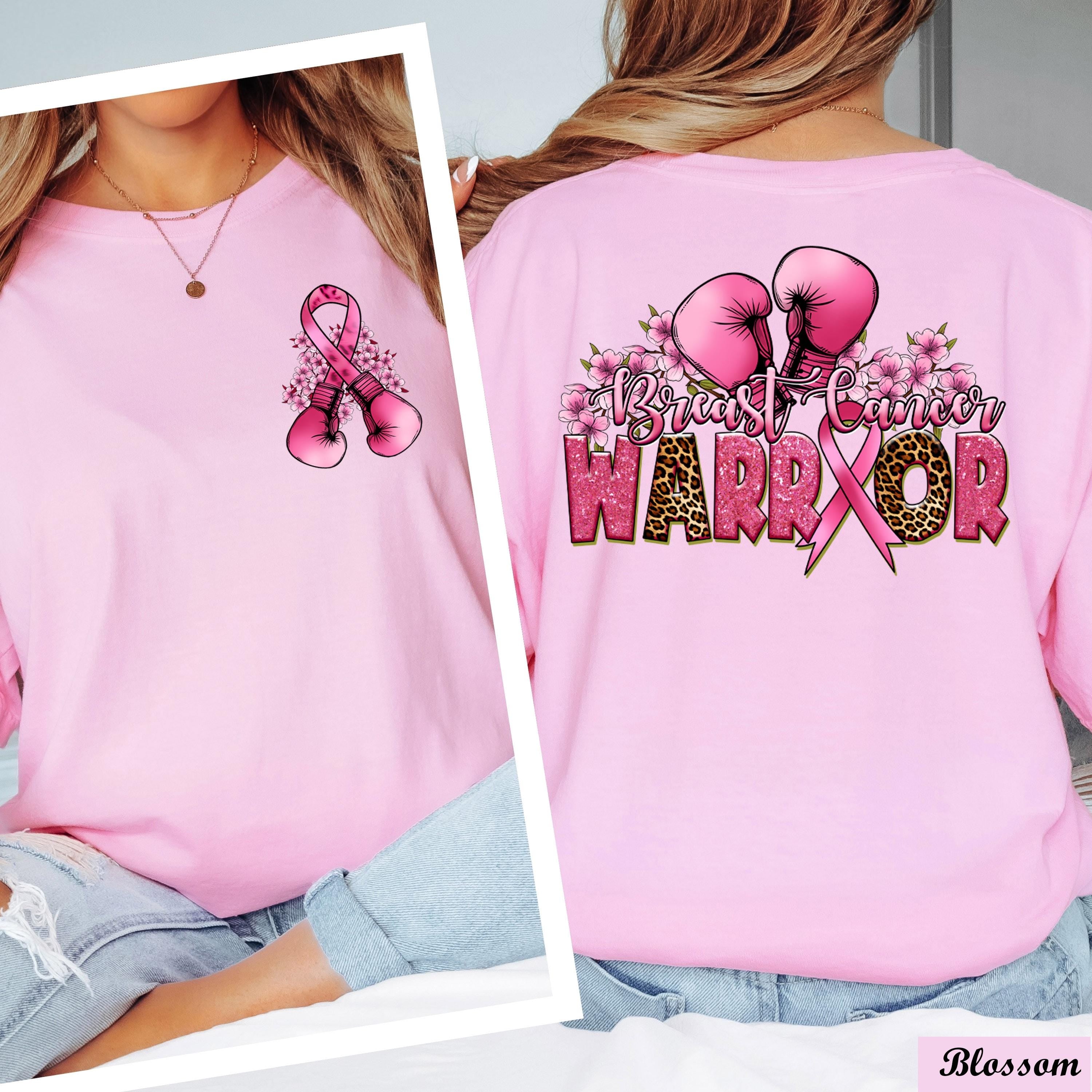 Breast Cancer Awareness Coquette Boxing Gloves Shirt,Breast Cancer Warrior Shirt,Breast Cancer Shirt,Cancer Support Tee,Cancer Patient Gift
