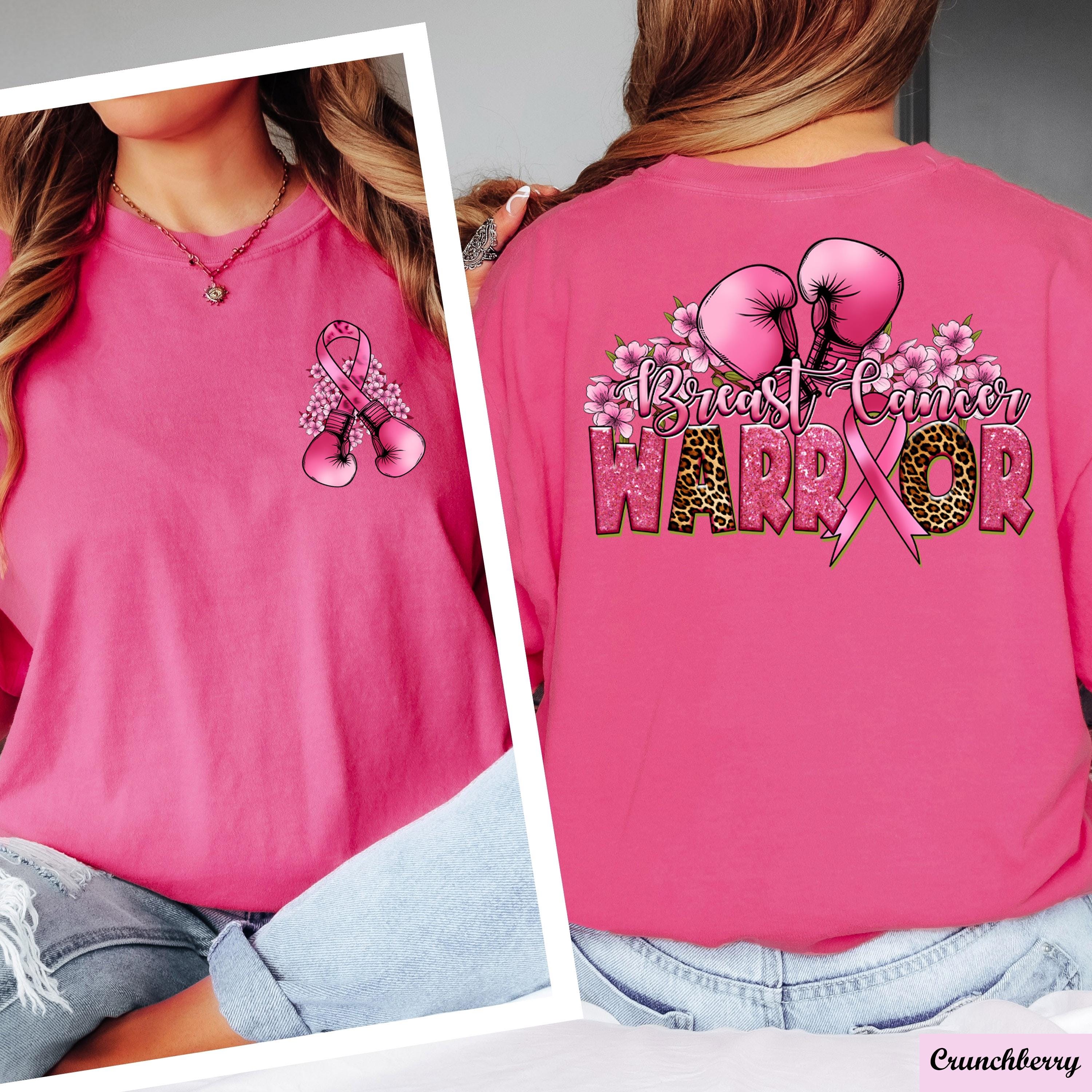 Breast Cancer Awareness Coquette Boxing Gloves Shirt,Breast Cancer Warrior Shirt,Breast Cancer Shirt,Cancer Support Tee,Cancer Patient Gift