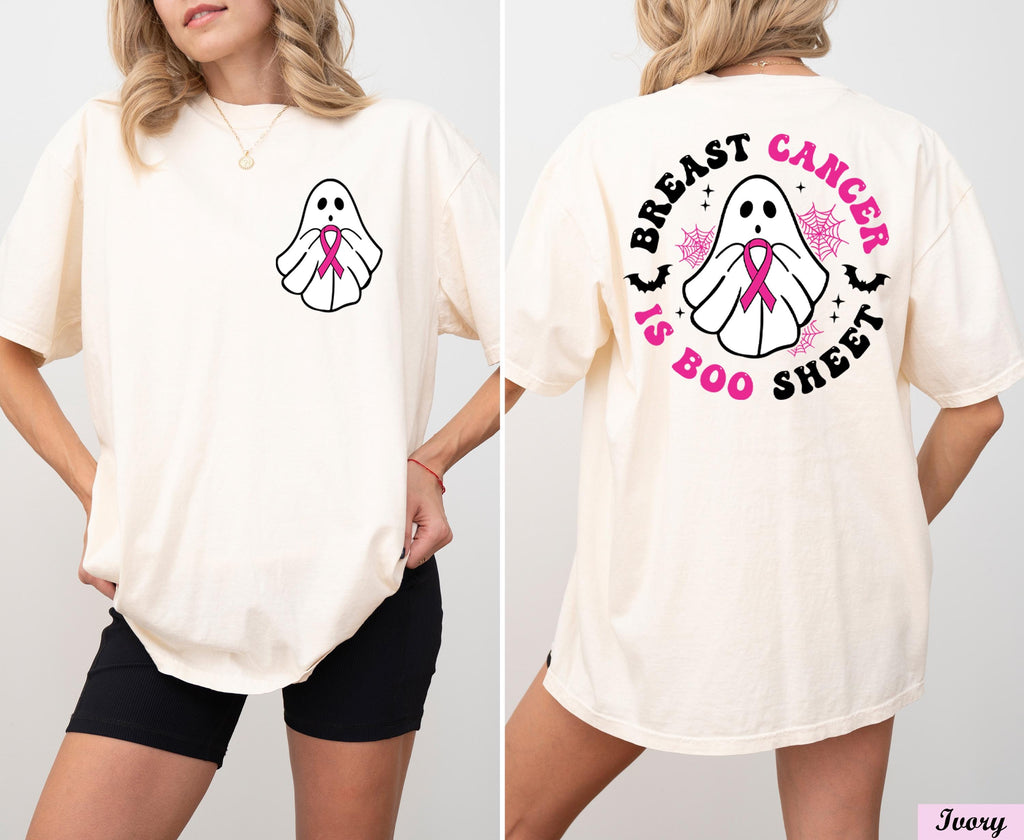 Breast Cancer is Boo Sheet Shirt,Halloween Cancer Shirt,Cancer Support Shirt,Breat Cancer Shirt,Cancer Awareness Tee,Cancer Survivor Shirt