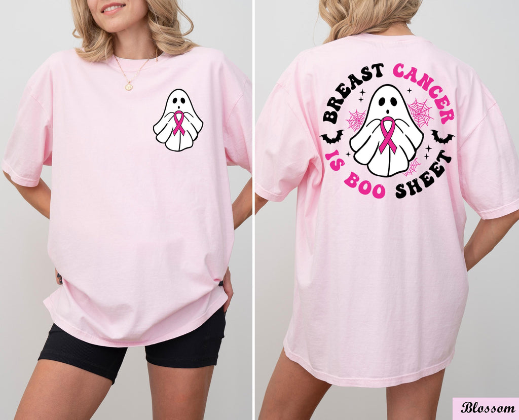 Breast Cancer is Boo Sheet Shirt,Halloween Cancer Shirt,Cancer Support Shirt,Breat Cancer Shirt,Cancer Awareness Tee,Cancer Survivor Shirt