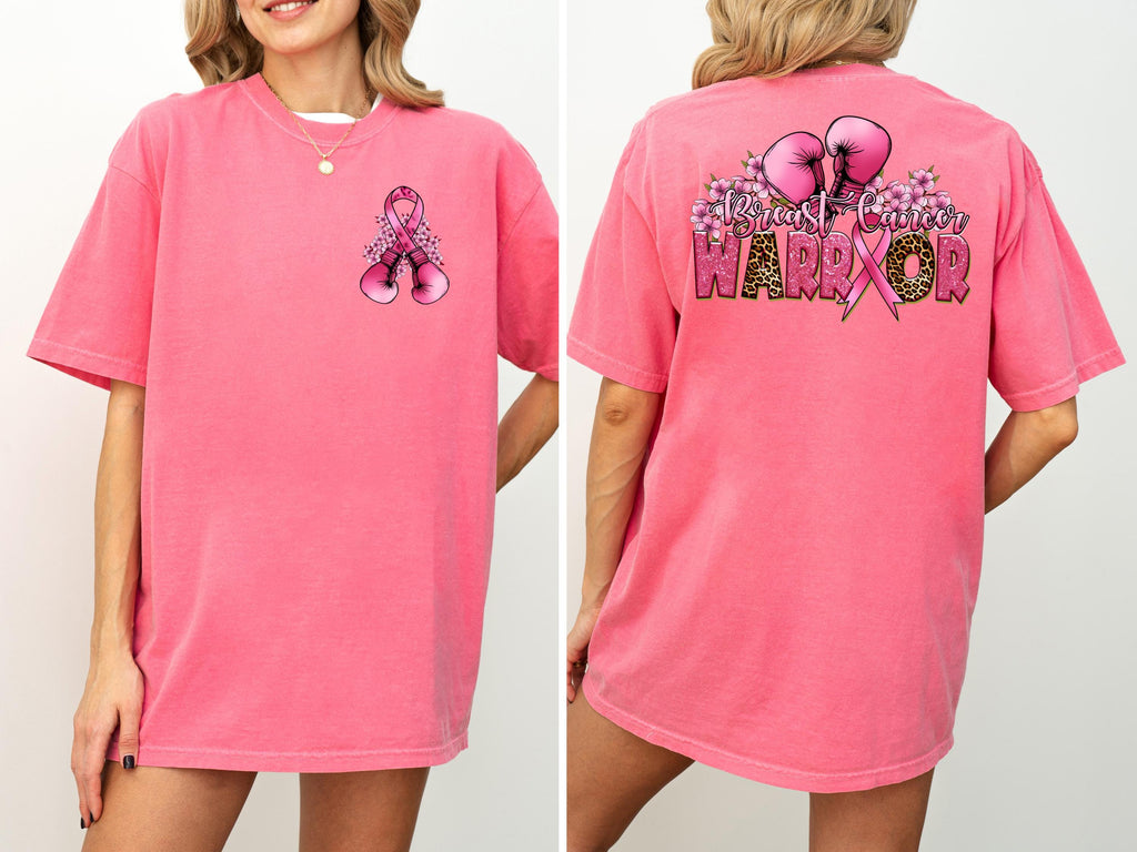 Breast Cancer Awareness Coquette Boxing Gloves Shirt,Breast Cancer Warrior Shirt,Breast Cancer Shirt,Cancer Support Tee,Cancer Patient Gift