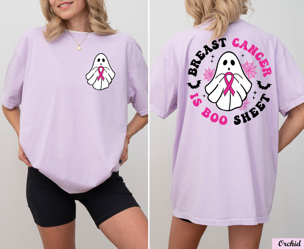 Breast Cancer is Boo Sheet Shirt,Halloween Cancer Shirt,Cancer Support Shirt,Breat Cancer Shirt,Cancer Awareness Tee,Cancer Survivor Shirt