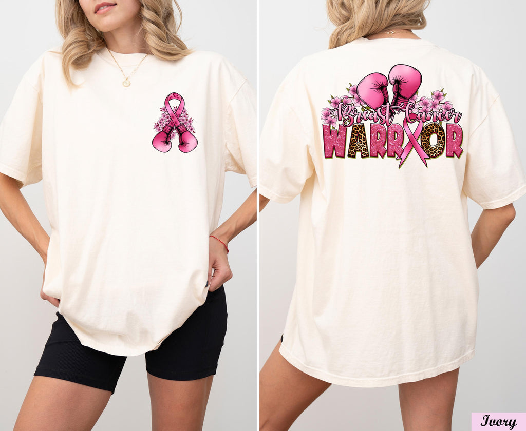 Breast Cancer Awareness Coquette Boxing Gloves Shirt,Breast Cancer Warrior Shirt,Breast Cancer Shirt,Cancer Support Tee,Cancer Patient Gift