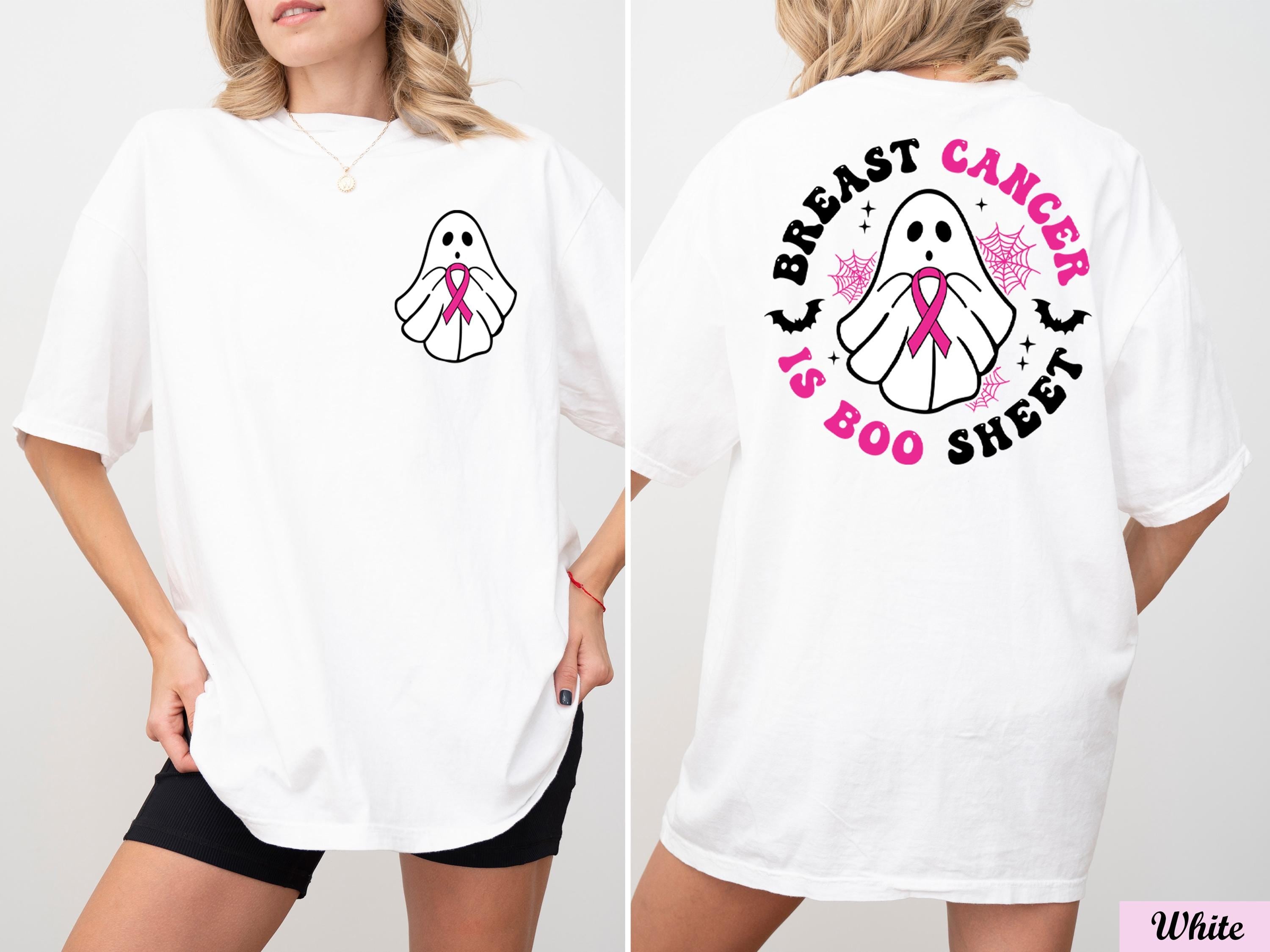 Breast Cancer is Boo Sheet Shirt,Halloween Cancer Shirt,Cancer Support Shirt,Breat Cancer Shirt,Cancer Awareness Tee,Cancer Survivor Shirt