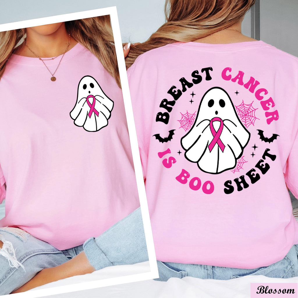 Breast Cancer is Boo Sheet Shirt,Halloween Cancer Shirt,Cancer Support Shirt,Breat Cancer Shirt,Cancer Awareness Tee,Cancer Survivor Shirt