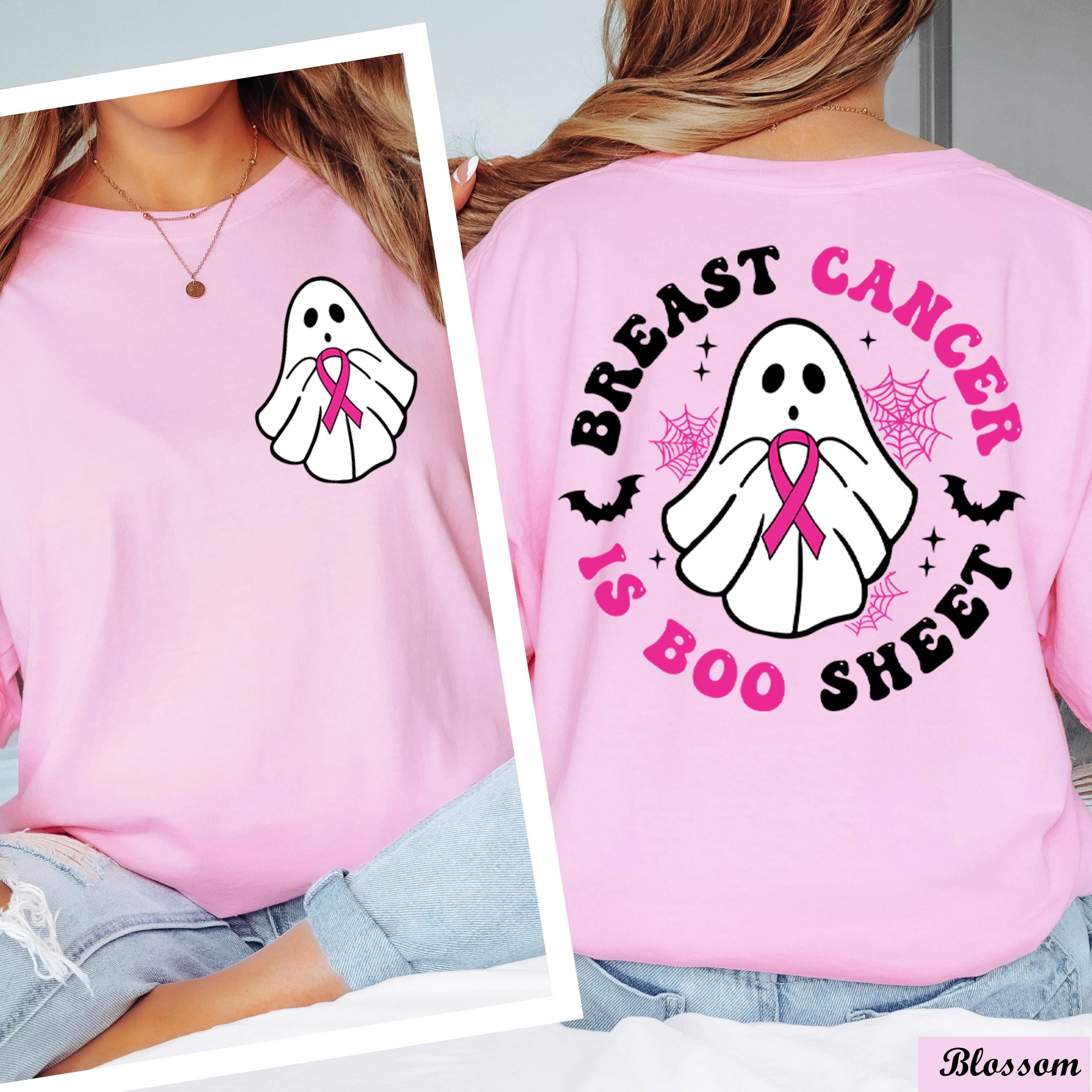 Breast Cancer is Boo Sheet Shirt,Halloween Cancer Shirt,Cancer Support Shirt,Breat Cancer Shirt,Cancer Awareness Tee,Cancer Survivor Shirt