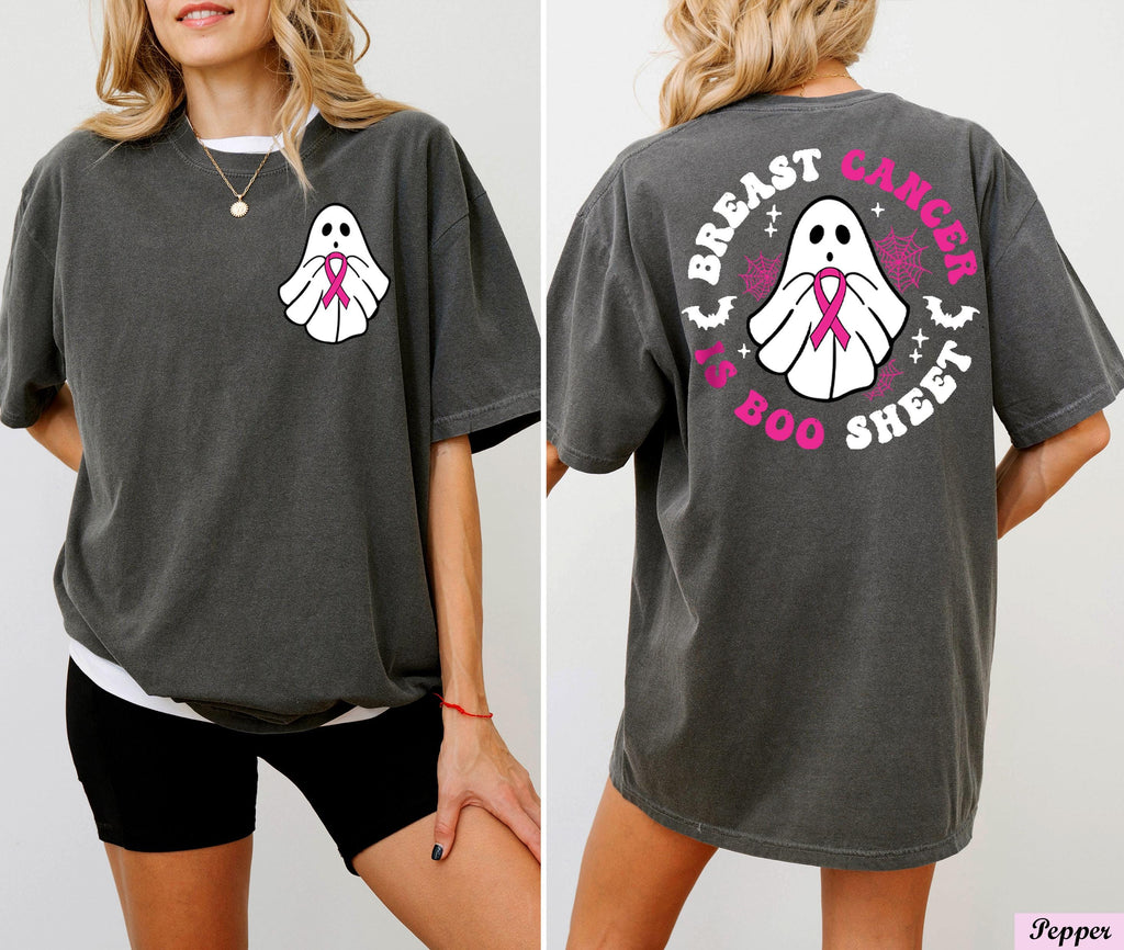 Breast Cancer is Boo Sheet Shirt,Halloween Cancer Shirt,Cancer Support Shirt,Breat Cancer Shirt,Cancer Awareness Tee,Cancer Survivor Shirt