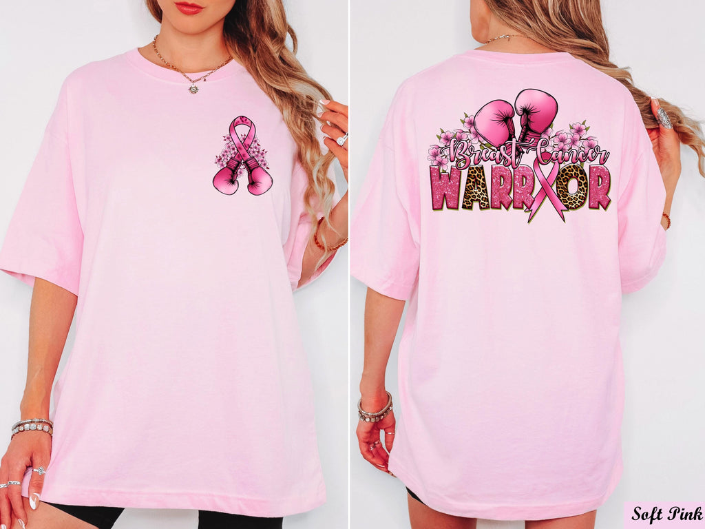 Breast Cancer Awareness Coquette Boxing Gloves Shirt,Breast Cancer Warrior Shirt,Breast Cancer Shirt,Cancer Support Tee,Cancer Patient Gift