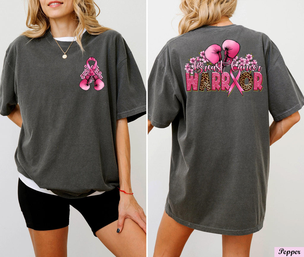 Breast Cancer Awareness Coquette Boxing Gloves Shirt,Breast Cancer Warrior Shirt,Breast Cancer Shirt,Cancer Support Tee,Cancer Patient Gift