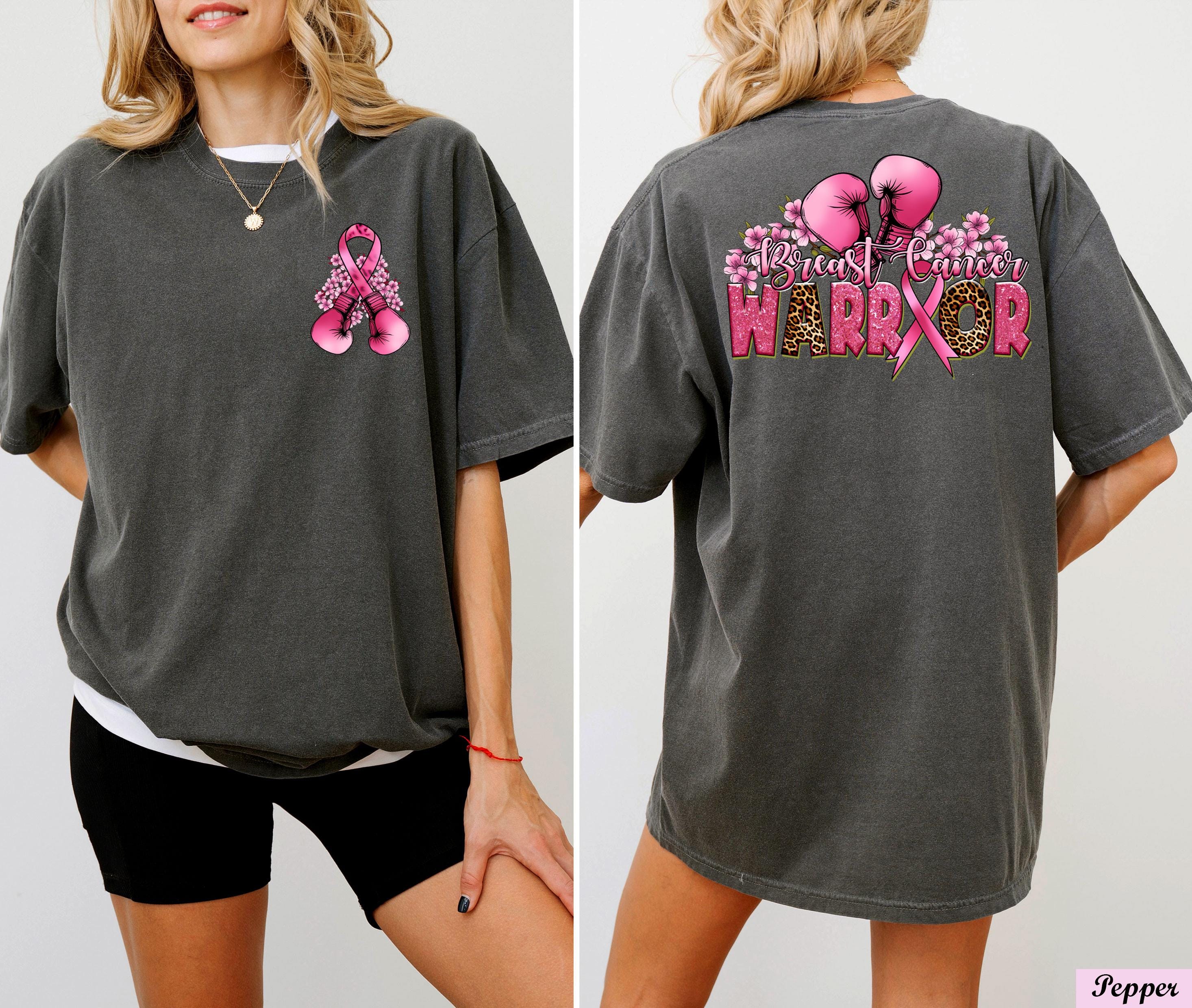 Breast Cancer Awareness Coquette Boxing Gloves Shirt,Breast Cancer Warrior Shirt,Breast Cancer Shirt,Cancer Support Tee,Cancer Patient Gift