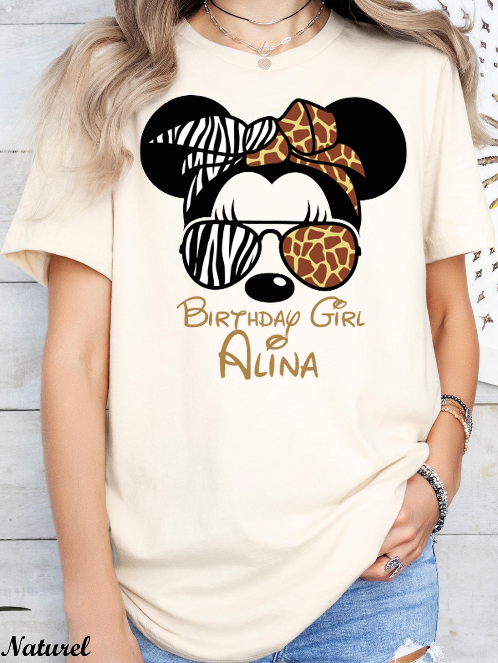 Custom Disney Trip 2025 Shirt, Personalized Disney Birthday Shirt, Safari Animal Kingdom Family Trip Shirt,Disneyland Safari Vacation Tee