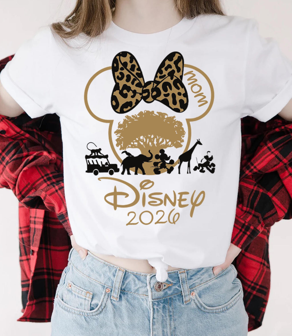 Custom Name Safari Shirts, Disney Safari Trip Shirt, Animal Kingdom 2025 Family Shirts,Personalized Disney World Family Matching Shirt