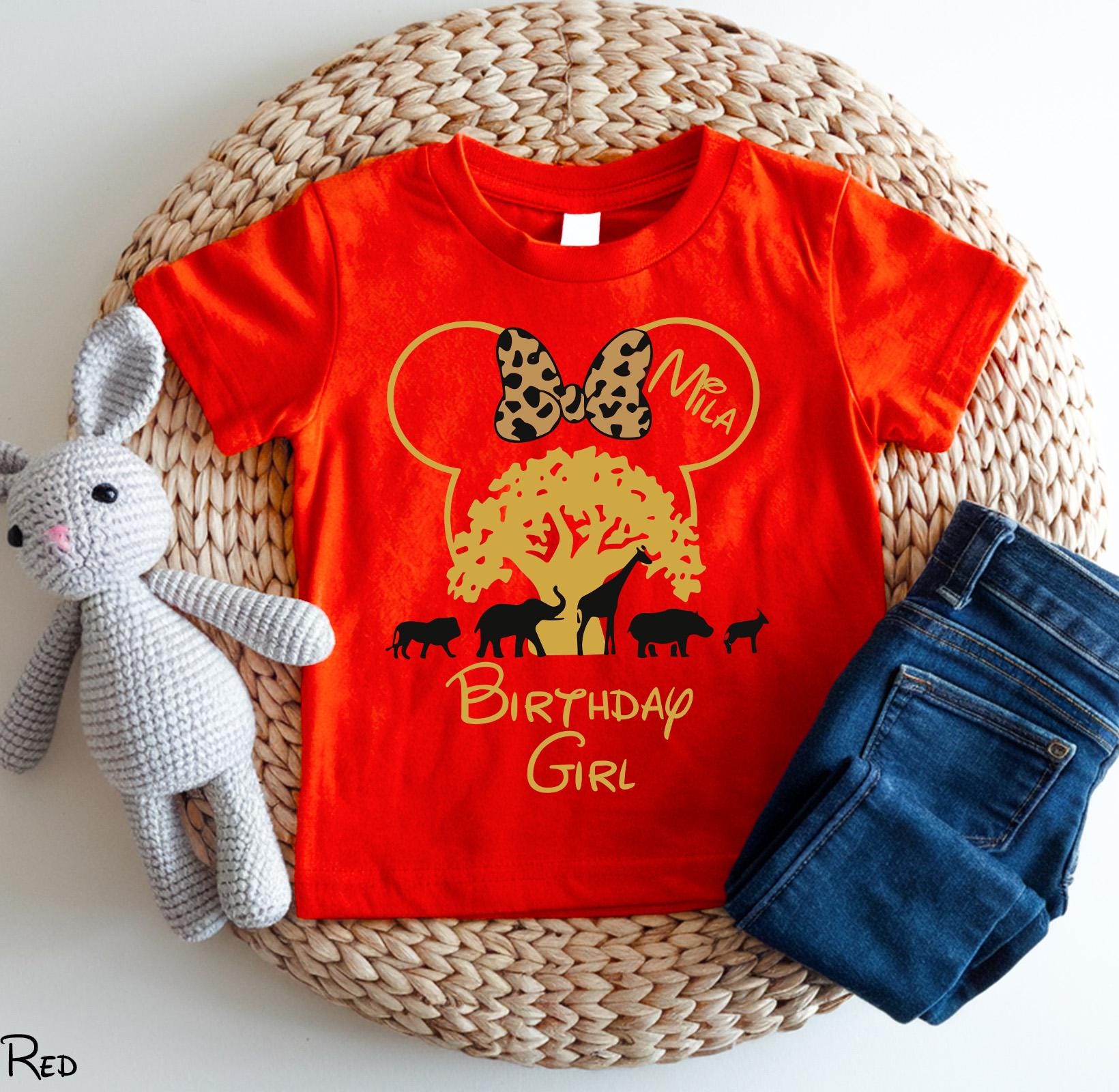 Disney Safari Family Adventure 2025 Shirt,Disney Birthday Squad Shirt, Disney Animal Kingdom Shirts,Disney Custom Name Vacation Shirt