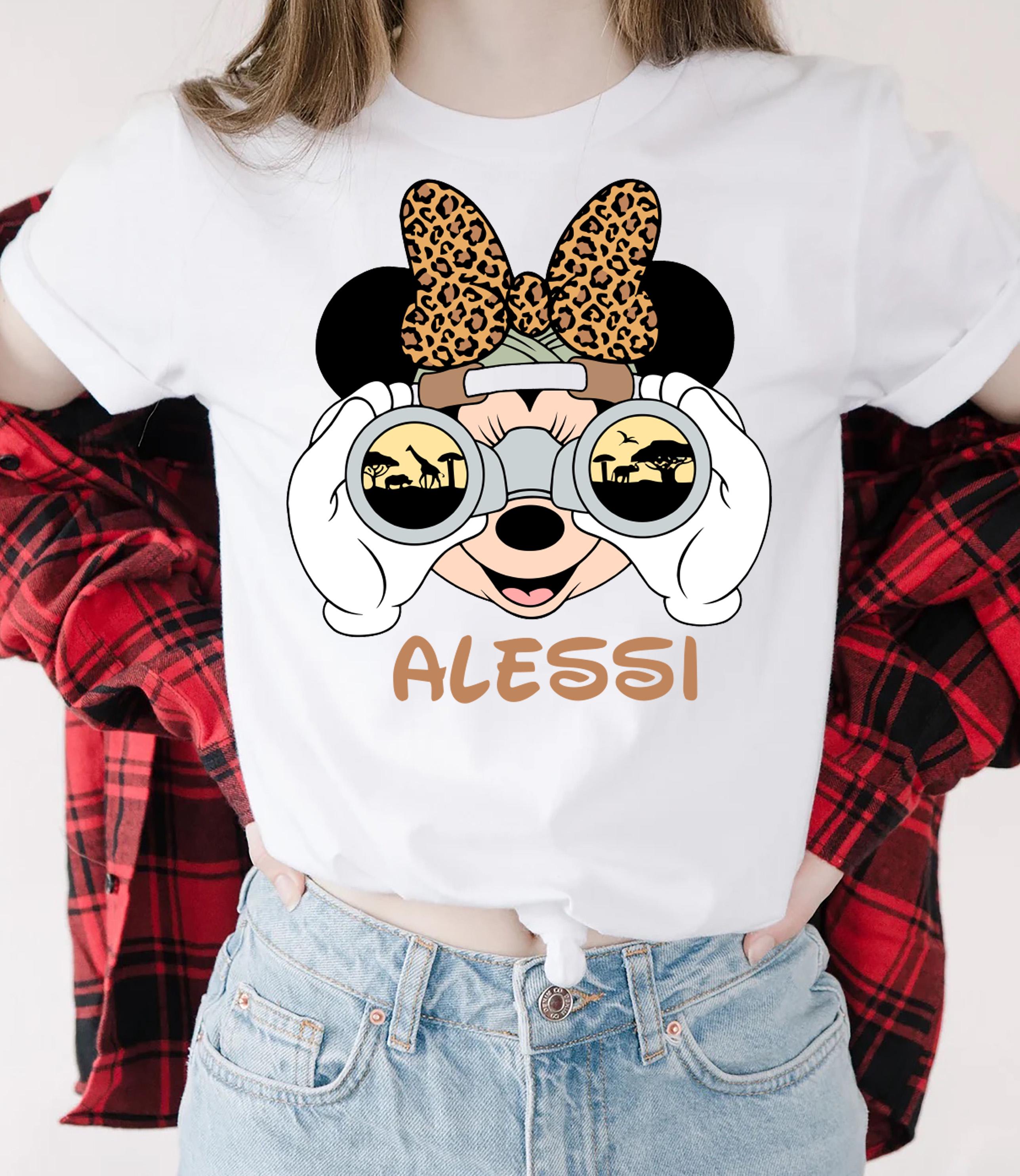 Disney Mickey and Minnie Safari Trip Shirt,Custom Name Animal Kingdom Shirts,Animal Kingdom Family Shirts,Disneyworld Family VacationTee