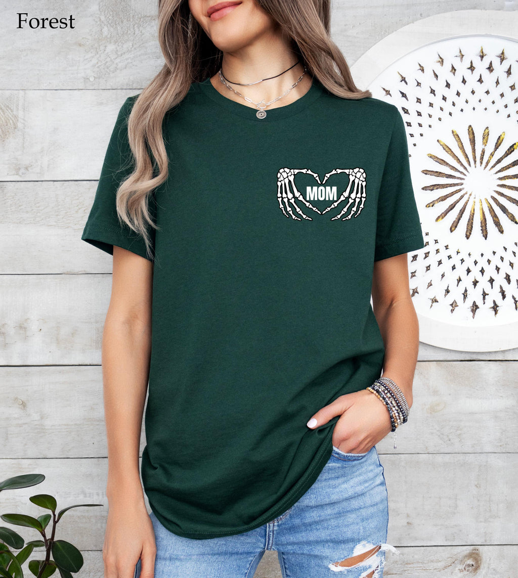 Family Skeleton Hand Shirt, Funny Family Halloween Shirt, Halloween Dad Mom Sister Brother Baby Shirt, Family Matching Halloween Tee