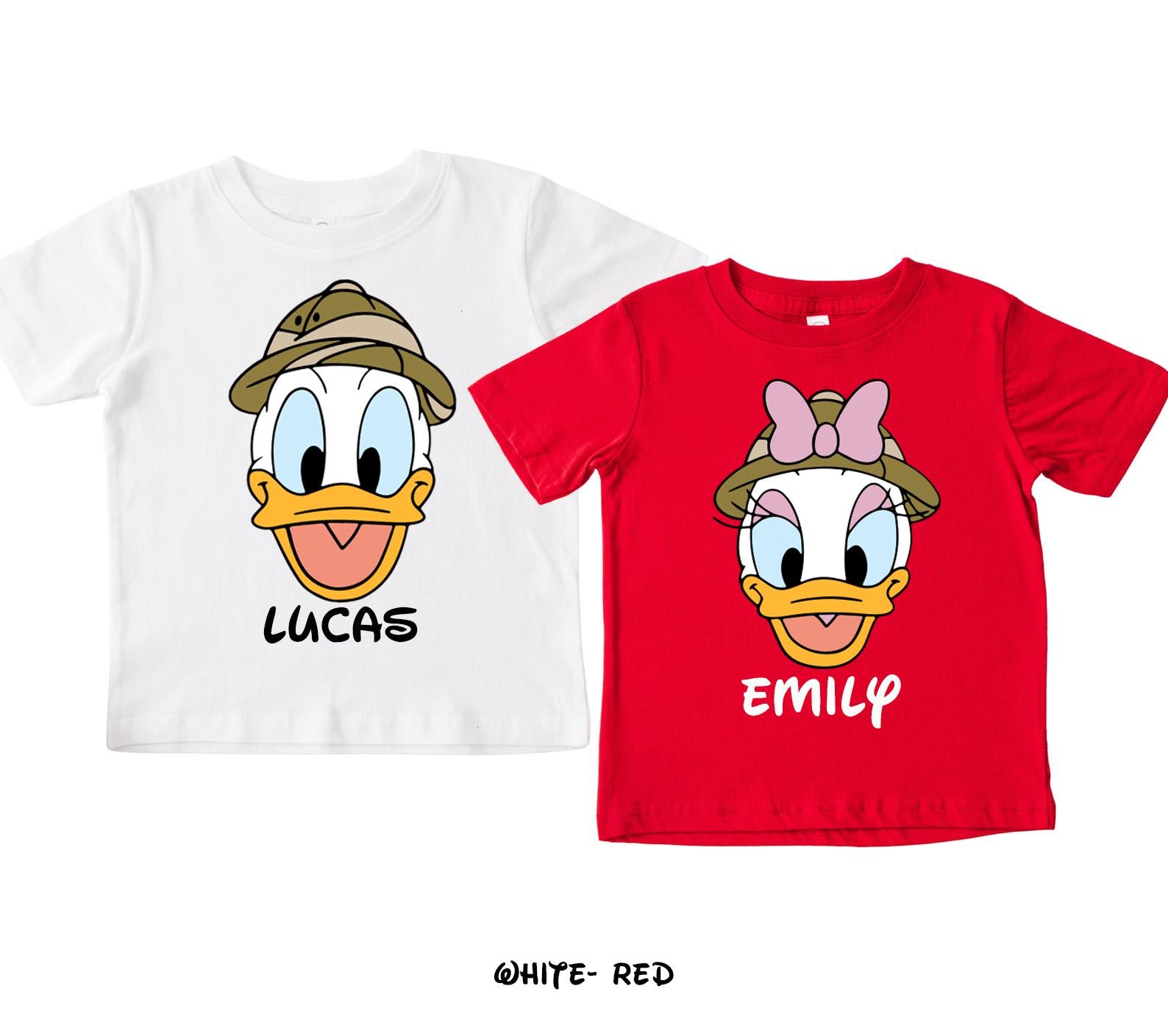 Custom Name Disney Safari Shirt, Mickey And Friends Animal Kingdom shirt,Disney All Characters Family Vacation Tees,Disney Trip 2025 Shirt