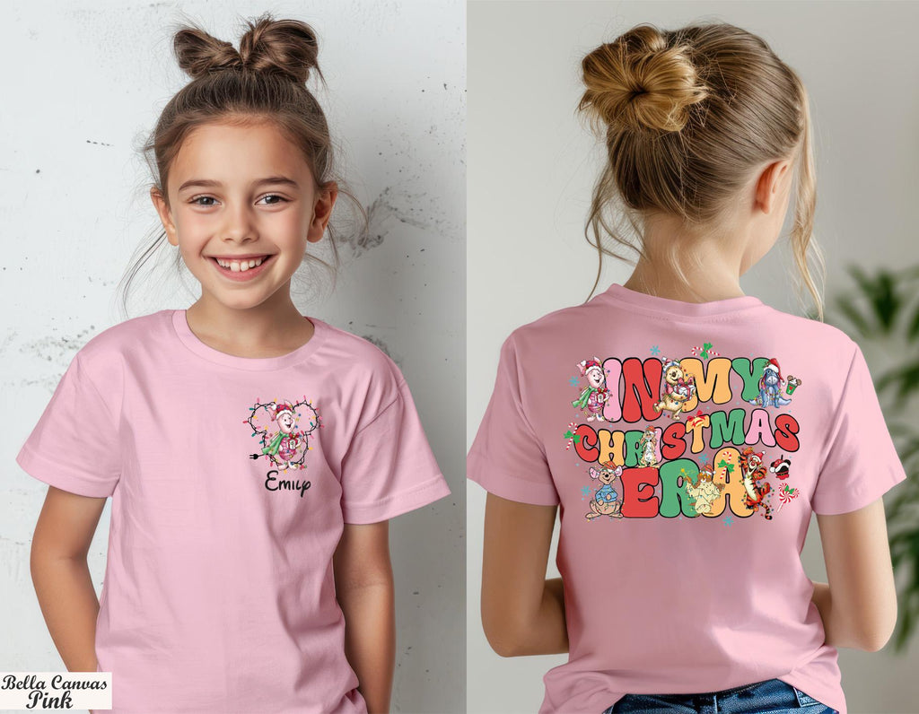 Custom Disney Christmas Shirt, In My Christmas Era Shirt, Custom Name Disney Christmas Squad, Personalized Disney Character Christmas Shirt