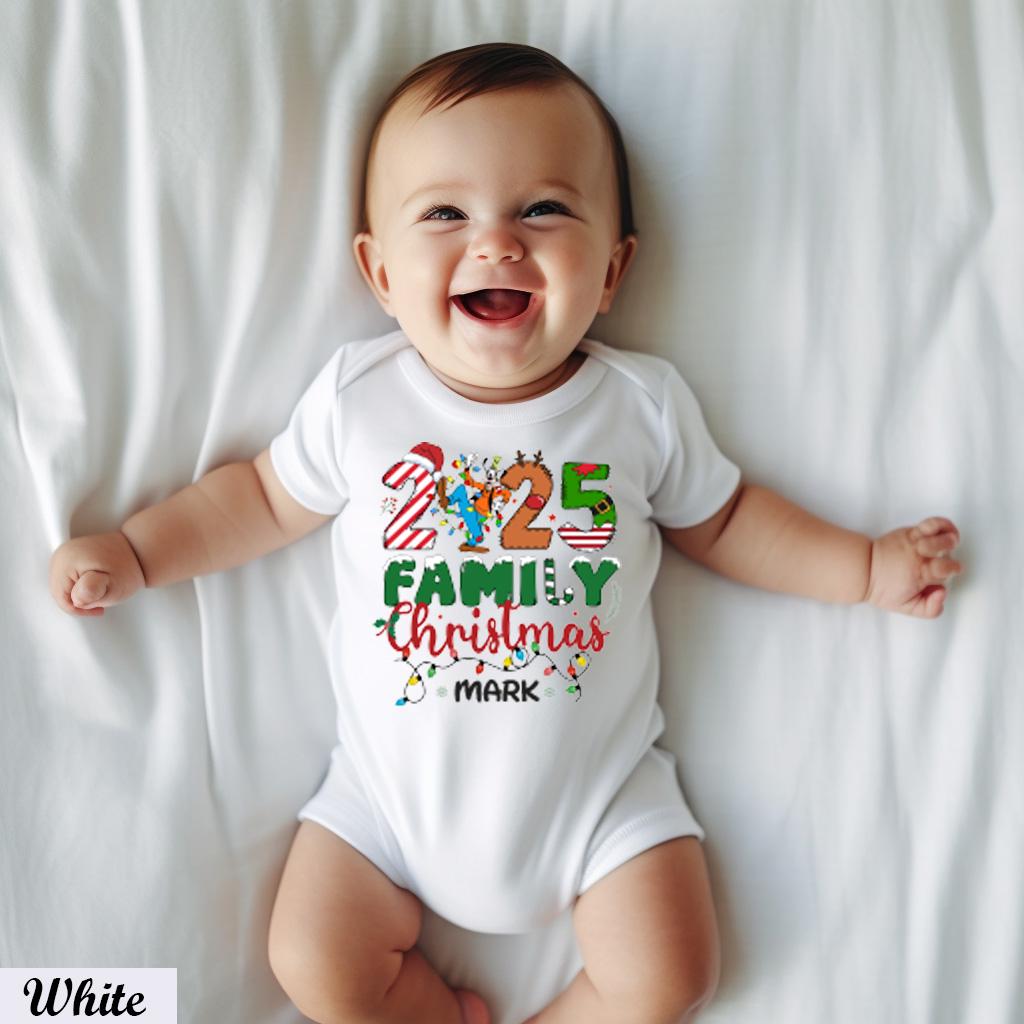 Personalized Disney 2026 Family Christmas Shirt, Disney Mickey and Friends Christmas Group Shirt, Custom Name Disneyland Christmas Gift Tee