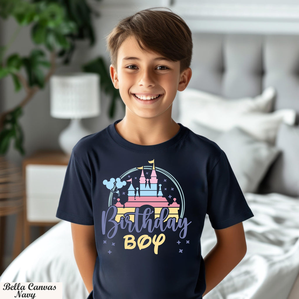 Disney Birthday Girl and Boy Shirt, Disney Birthday Family Shirt, Disney Birthday Squad Shirt, Disneyworld Shirts,Disney Trip Tee for Family