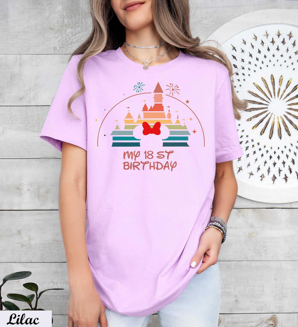 Personalized Disney Birthday Boy Girl Squad Crew Shirt, Disney Family Trip Shirt, Gift for Birthday Girl and Boy, Disney Birthday Party Gift