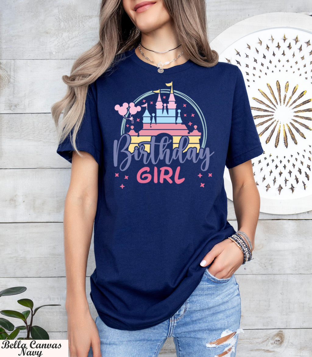 Disney Birthday Girl and Boy Shirt, Disney Birthday Family Shirt, Disney Birthday Squad Shirt, Disneyworld Shirts,Disney Trip Tee for Family