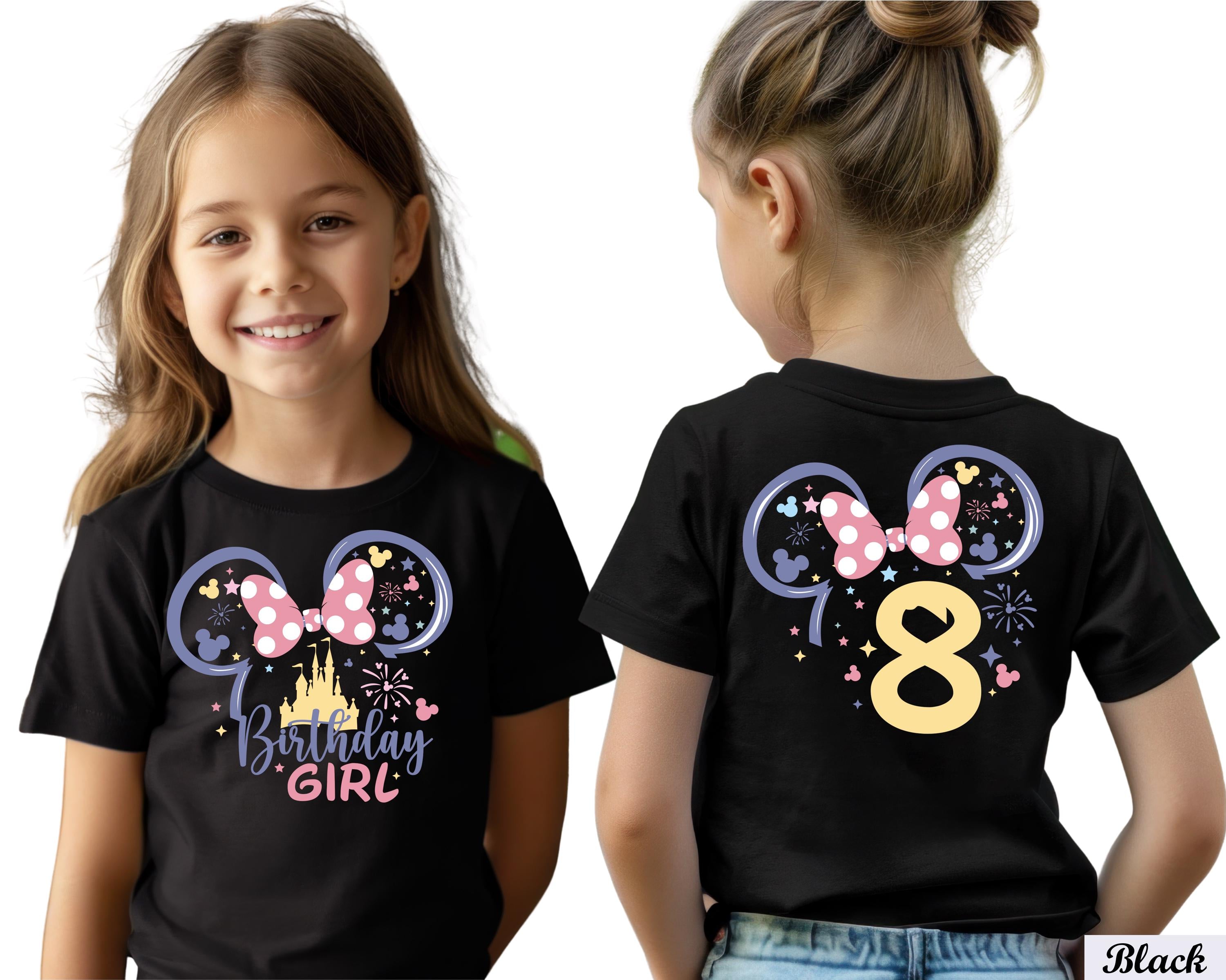 Custom Disney Family Birthday Shirt,Disney Birthday Girl and Boy Shirt,Disney Birthday Squad Tee,Disney Trip 2025 Shirt,Disneyland Vacation
