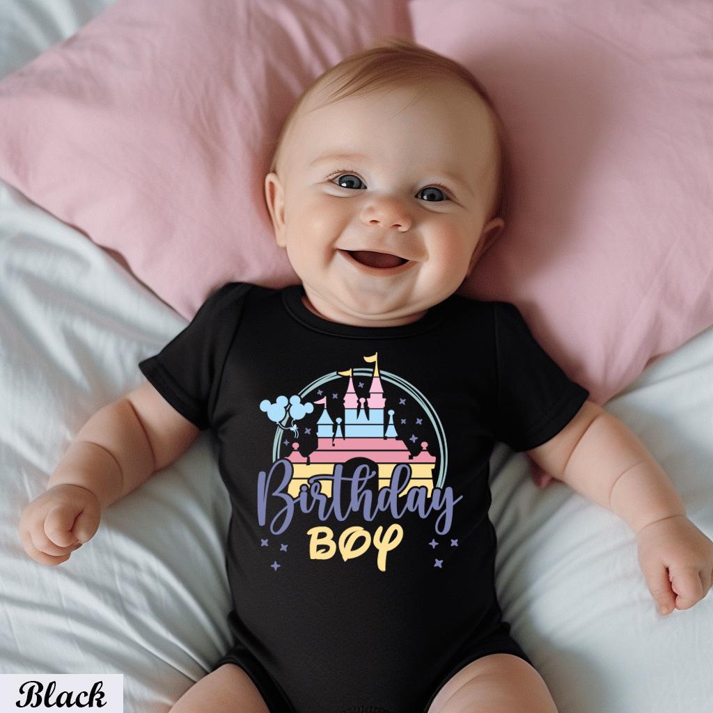 Disney Birthday Girl and Boy Shirt, Disney Birthday Family Shirt, Disney Birthday Squad Shirt, Disneyworld Shirts,Disney Trip Tee for Family