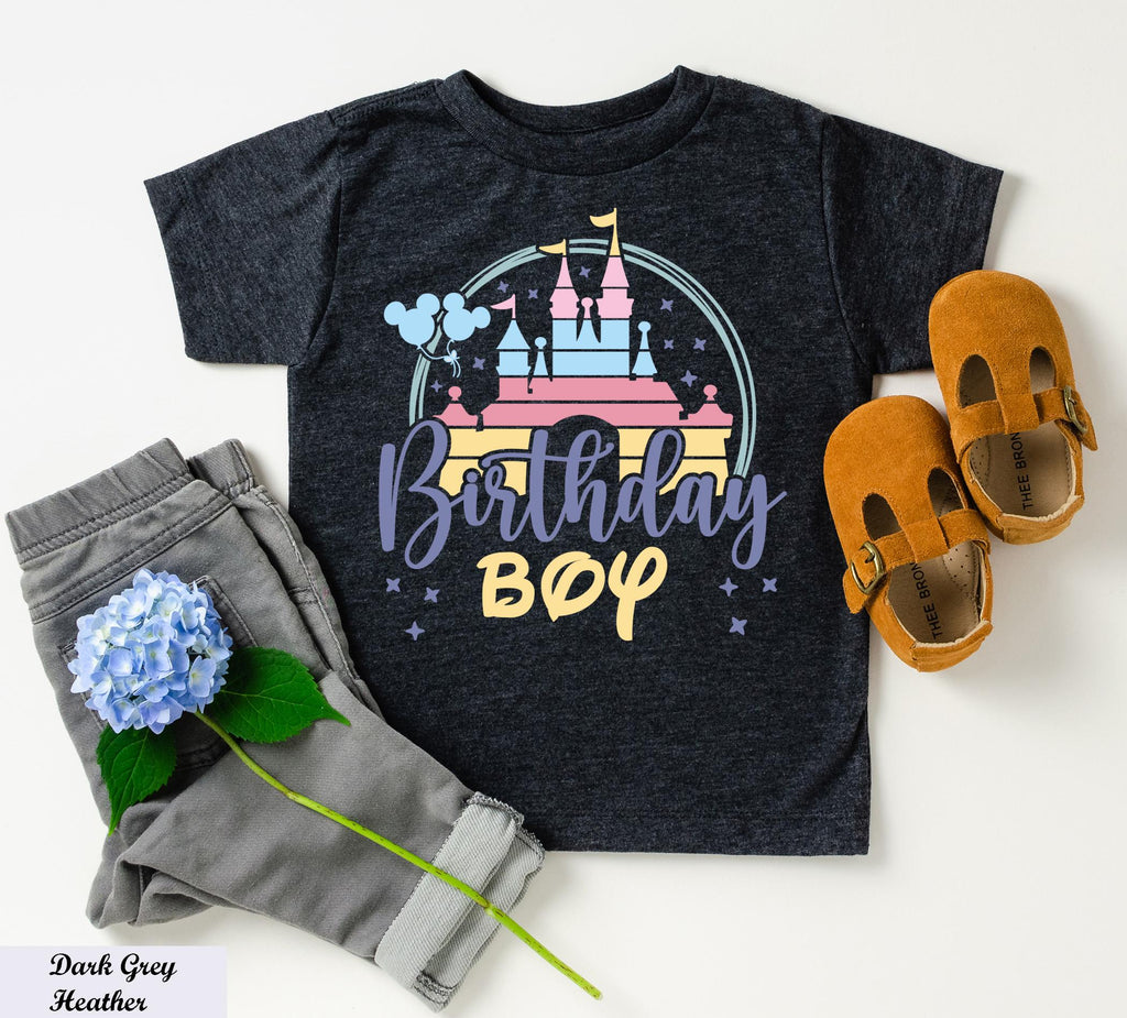 Disney Birthday Girl and Boy Shirt, Disney Birthday Family Shirt, Disney Birthday Squad Shirt, Disneyworld Shirts,Disney Trip Tee for Family