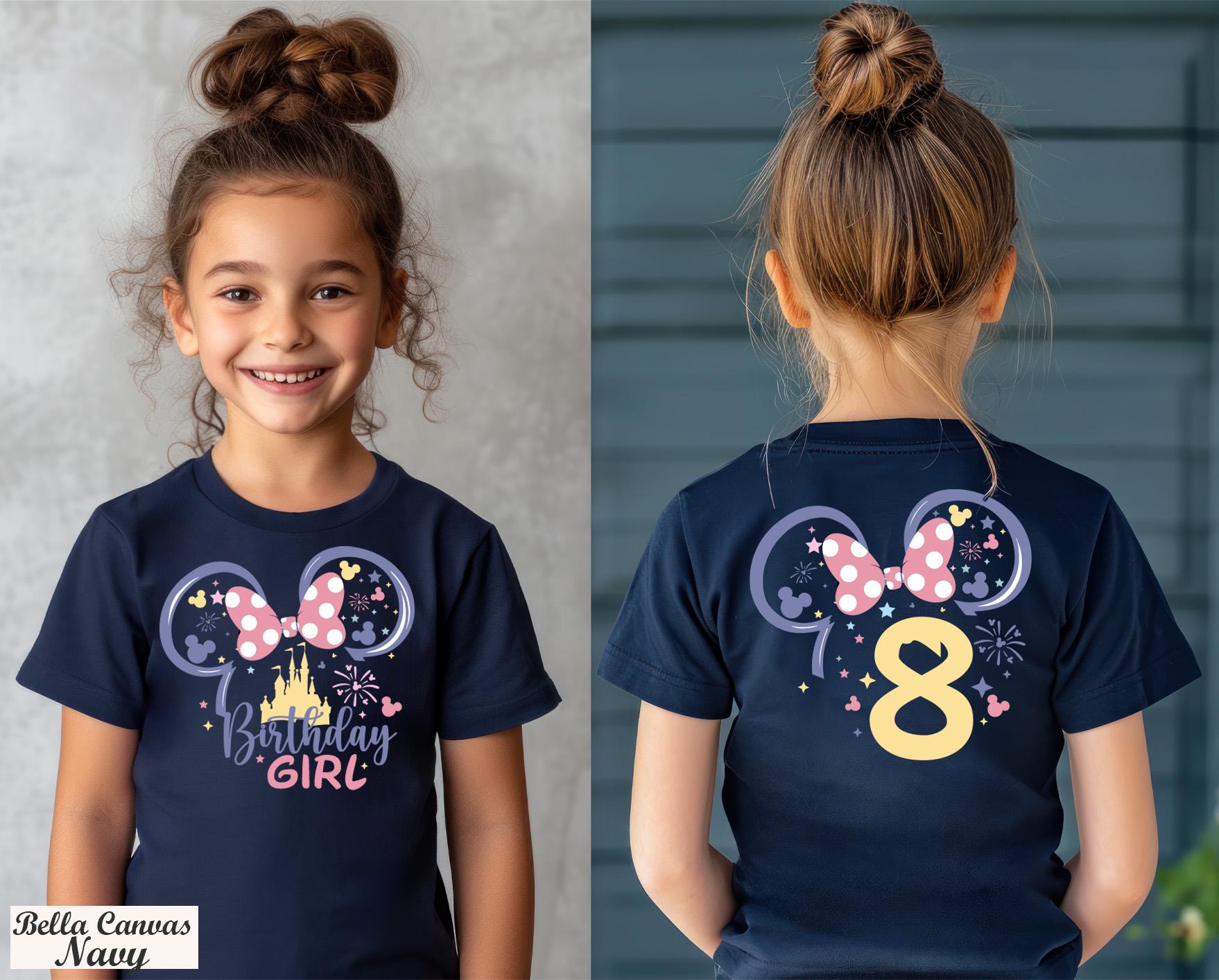 Custom Disney Family Birthday Shirt,Disney Birthday Girl and Boy Shirt,Disney Birthday Squad Tee,Disney Trip 2025 Shirt,Disneyland Vacation
