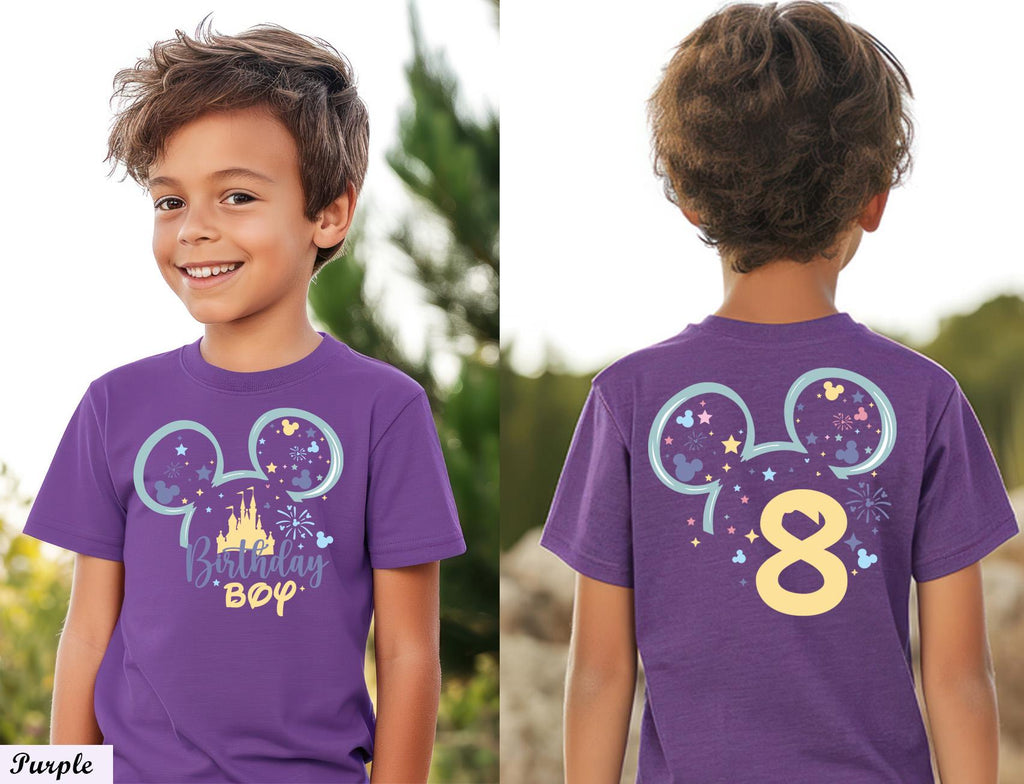 Custom Disney Family Birthday Shirt,Disney Birthday Girl and Boy Shirt,Disney Birthday Squad Tee,Disney Trip 2025 Shirt,Disneyland Vacation