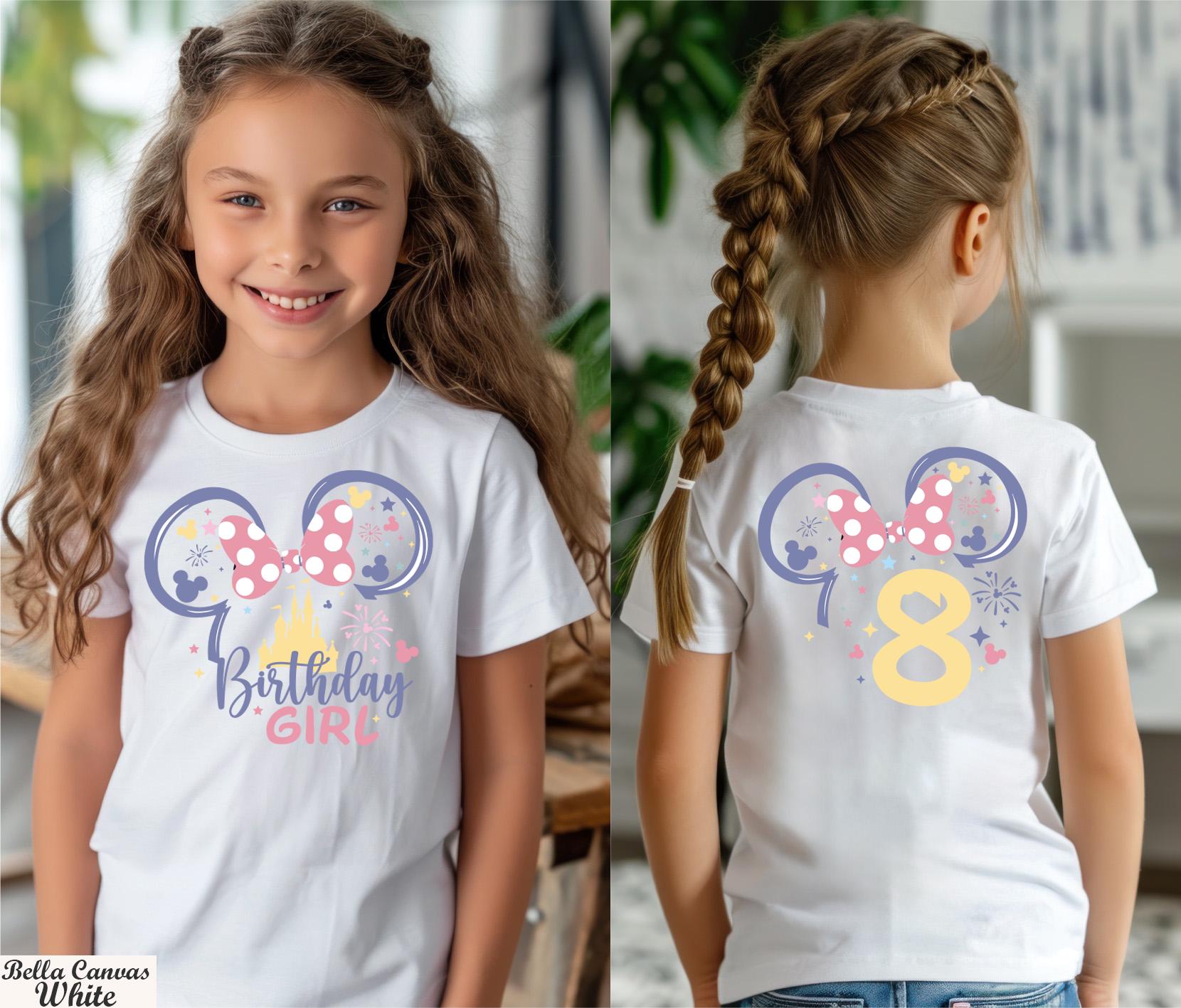 Custom Disney Family Birthday Shirt,Disney Birthday Girl and Boy Shirt,Disney Birthday Squad Tee,Disney Trip 2025 Shirt,Disneyland Vacation
