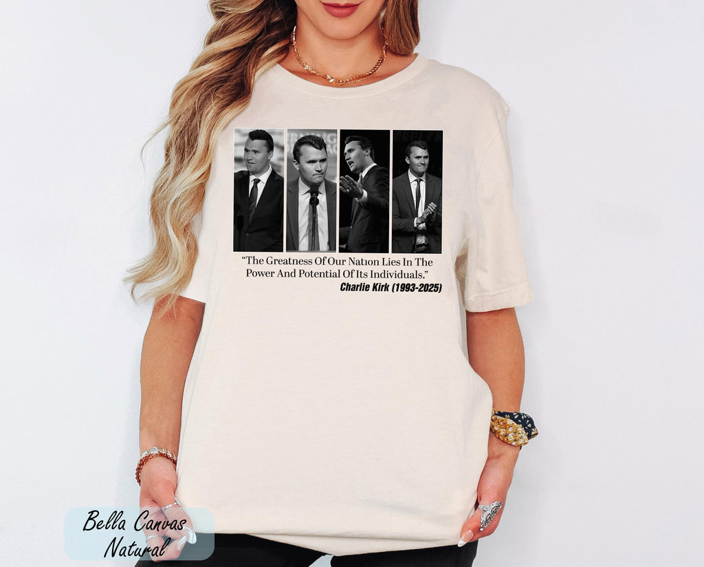 Comfort Colors® Patriotic Freedom Shirt,  RIP Charlie Kirk, Charlie Kirk is My Hero Shirt,  Charlie Kirk Assassination Shirt, A True Patriot