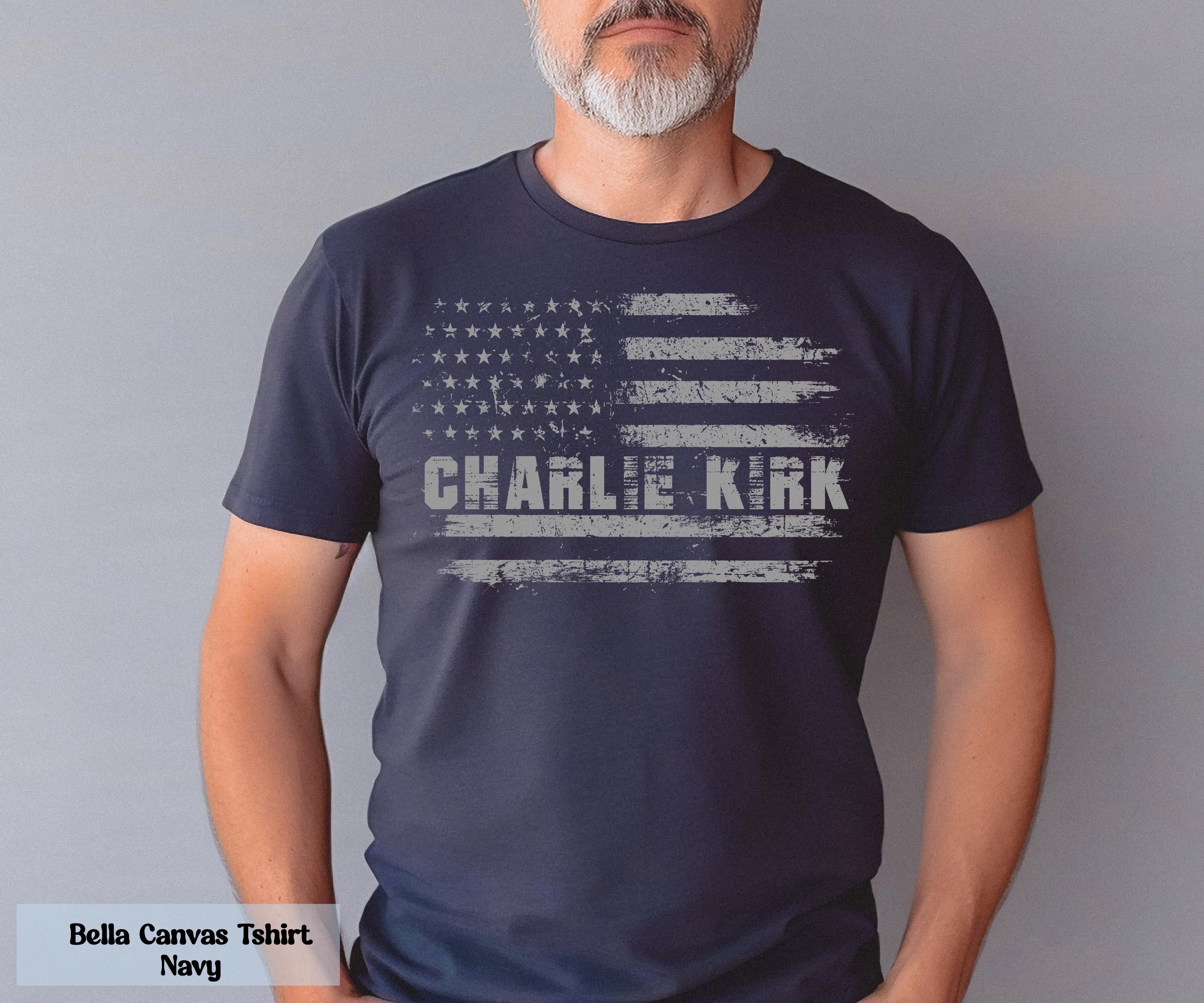 Comfort Colors® Charlie Kirk Shirt, Patriotic Charlie Kirk Shirt, Faith-Based Unisex Tee, Conservative Tee, Political Awareness Top RIP 2025