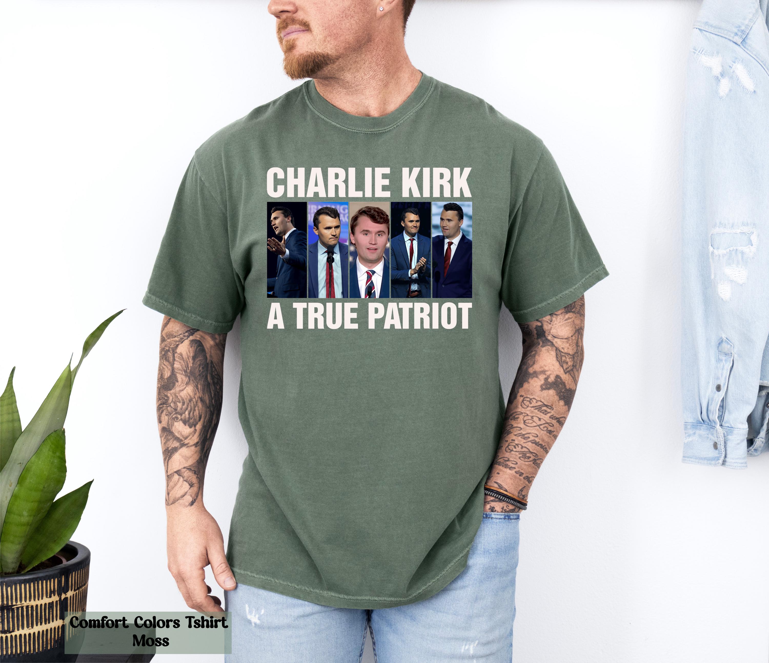 A True Patriot Charlie Kirk Shirt, Charlie Kirk Assassination Shirt, RIP Charlie Kirk Shirt, Activist Shirt, Charlie Kirk Memorial Shirt