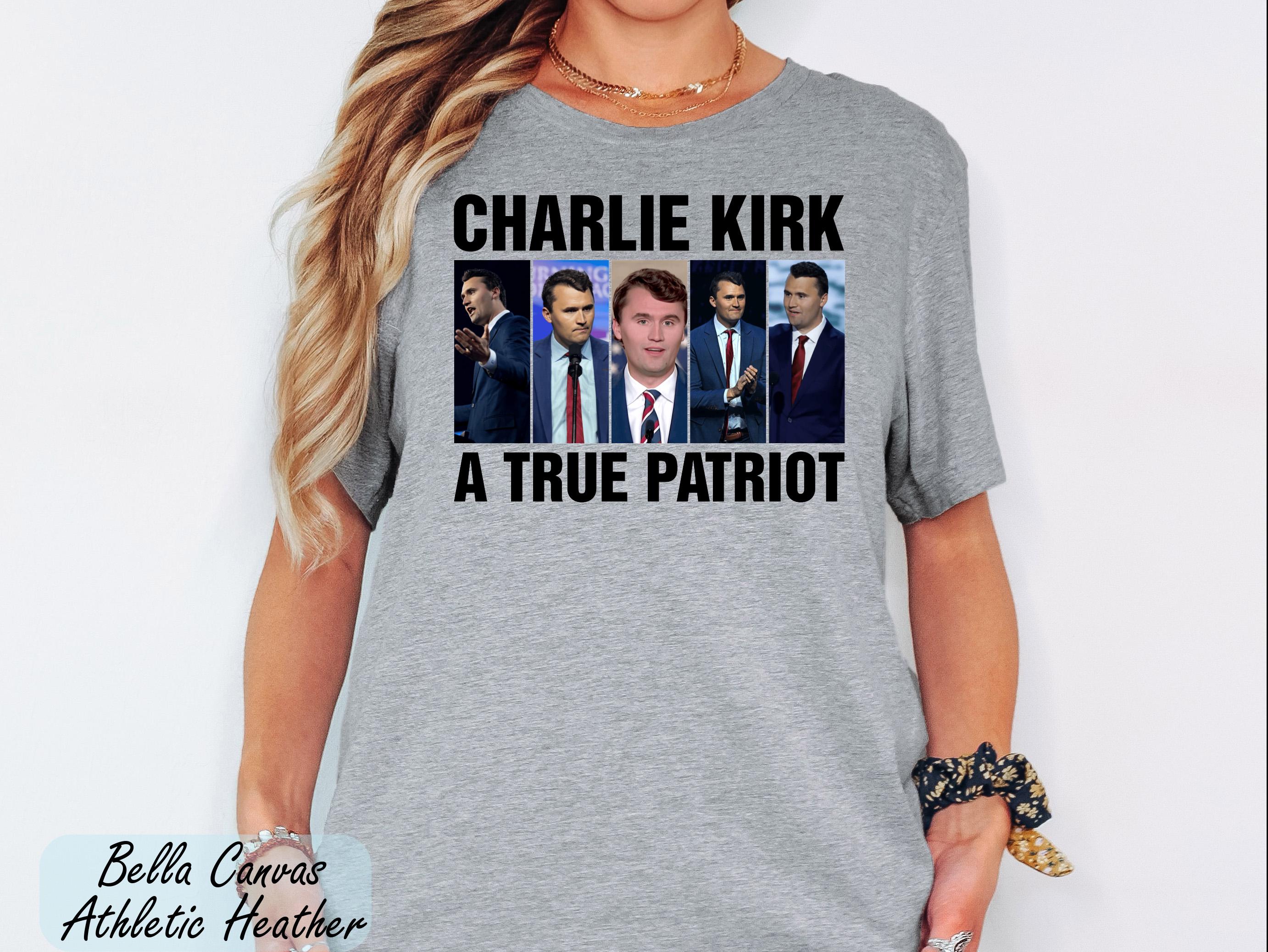A True Patriot Charlie Kirk Shirt, Charlie Kirk Assassination Shirt, RIP Charlie Kirk Shirt, Activist Shirt, Charlie Kirk Memorial Shirt