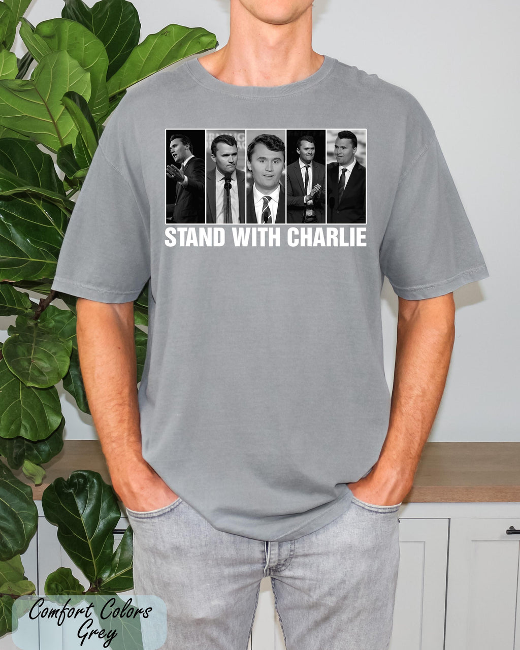 Stand With Charlie Shirt, Conservative Shirt, Political Awareness Tee, Human Rights Tee, American Pride Shirt, Activist Shirt,Justice Shirt