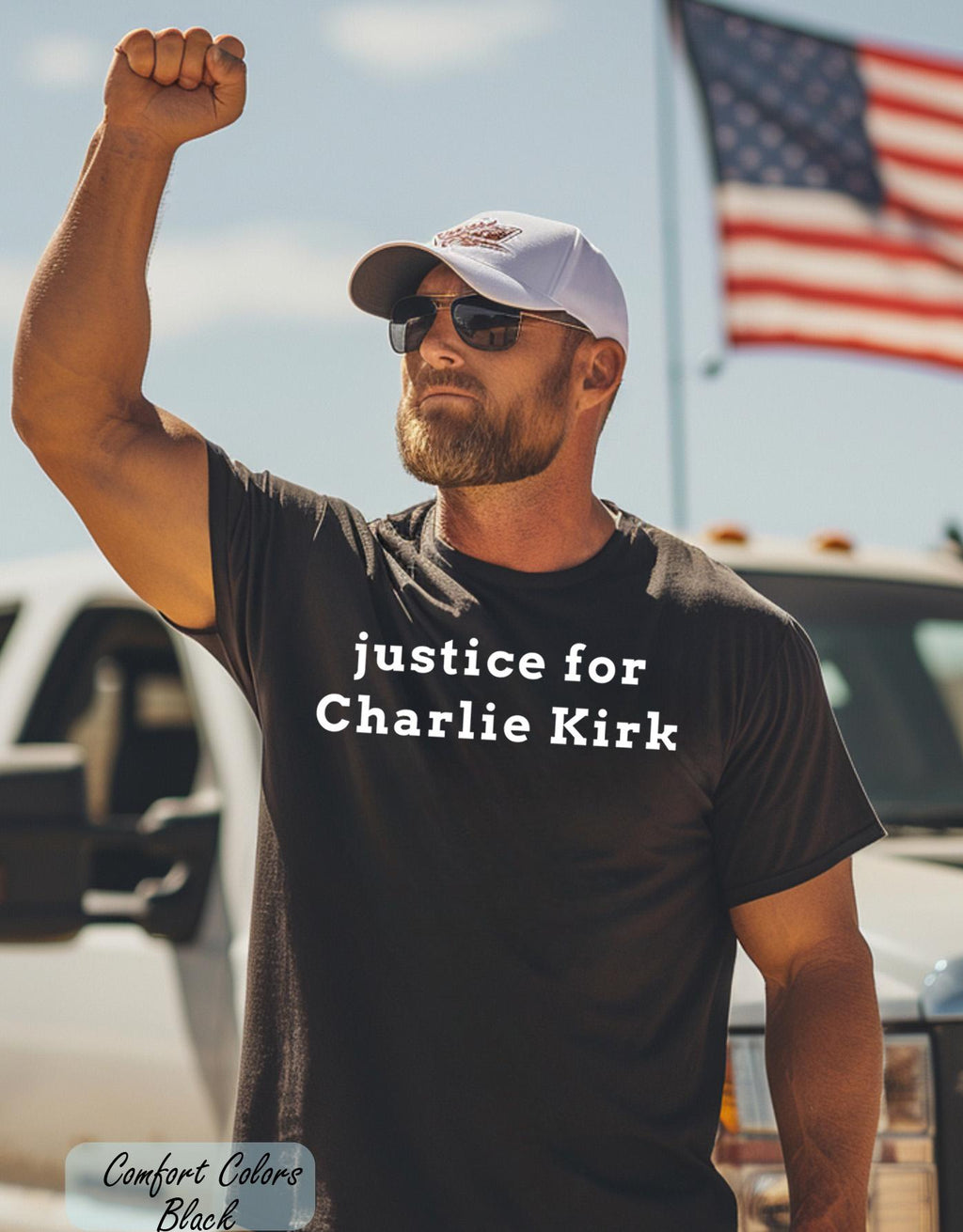 Justice For Charlie Kirk Shirt, Prayers Up for Charlie Shirt, Charlie Kirk Assassination,RIP Charlie Kirk,Never Die Charlie Kirk,Justice Tee