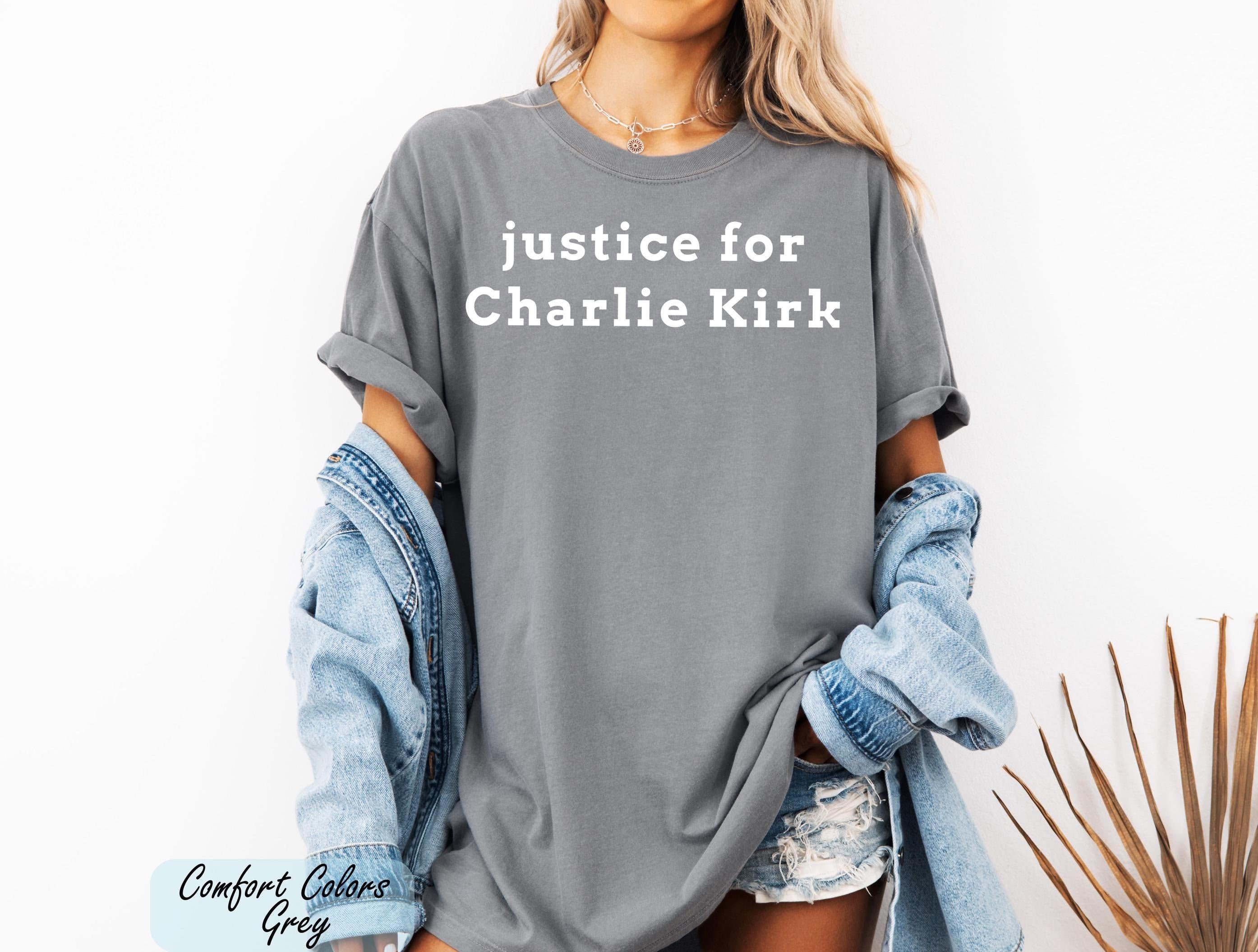 Justice For Charlie Kirk Shirt, Prayers Up for Charlie Shirt, Charlie Kirk Assassination,RIP Charlie Kirk,Never Die Charlie Kirk,Justice Tee