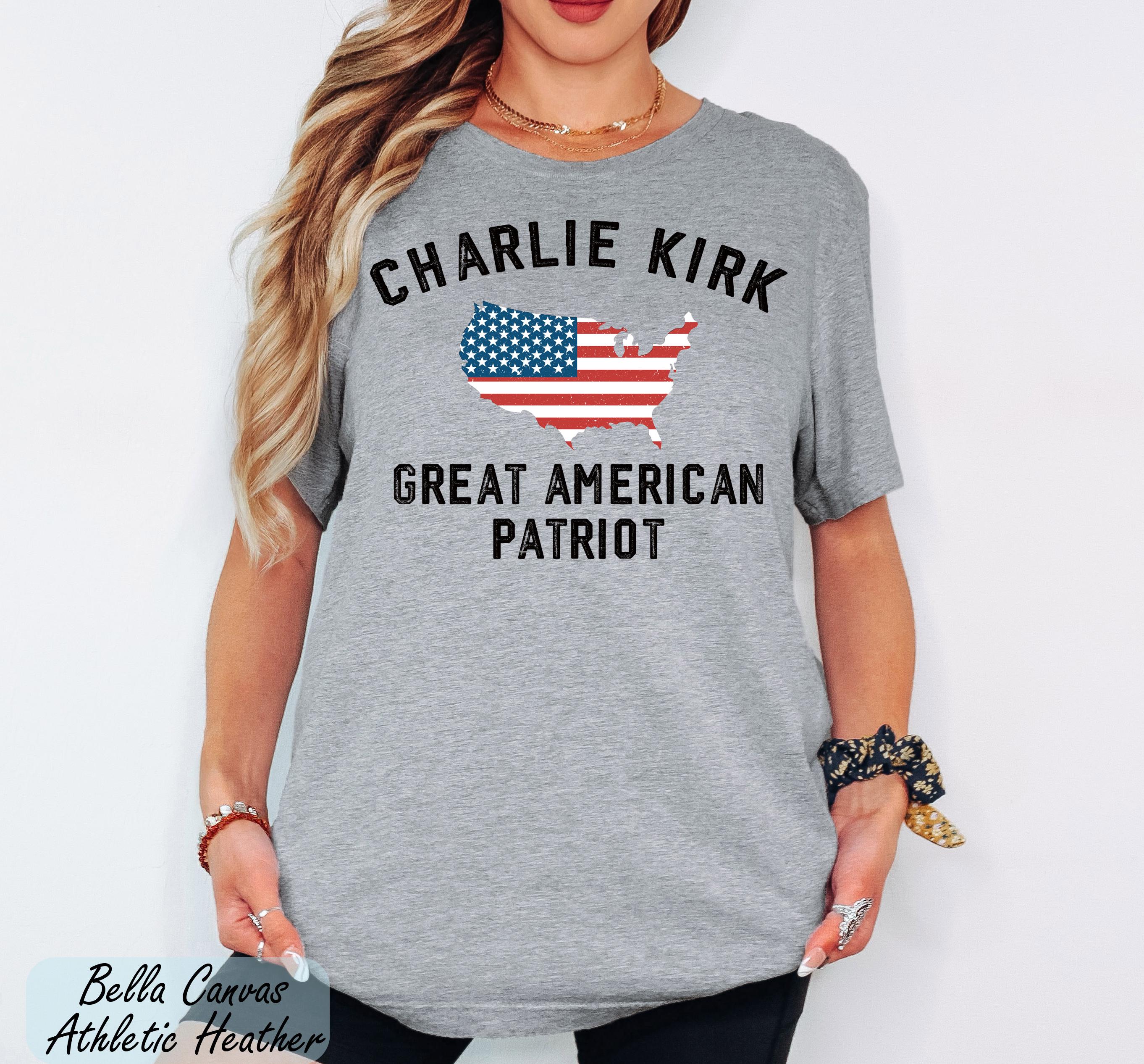 Charlie Kirk Great America Patriot Shirt ,America Human Rights Activist Graphic Tee, Justice for Charlie Kirk, Pray for Charlie Kirk