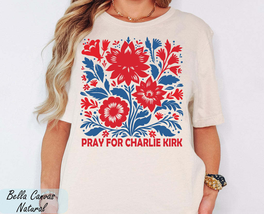 Pray for Charlie Kirk Shirt,Human Rights Activist Graphic Tee, Pray for Charlie Tee, Legend Never Die Charlie Kirk Tee, Justice for Charlie
