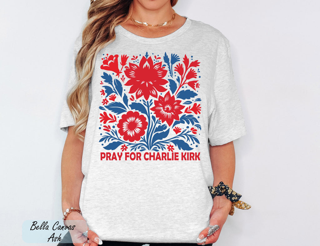 Pray for Charlie Kirk Shirt,Human Rights Activist Graphic Tee, Pray for Charlie Tee, Legend Never Die Charlie Kirk Tee, Justice for Charlie