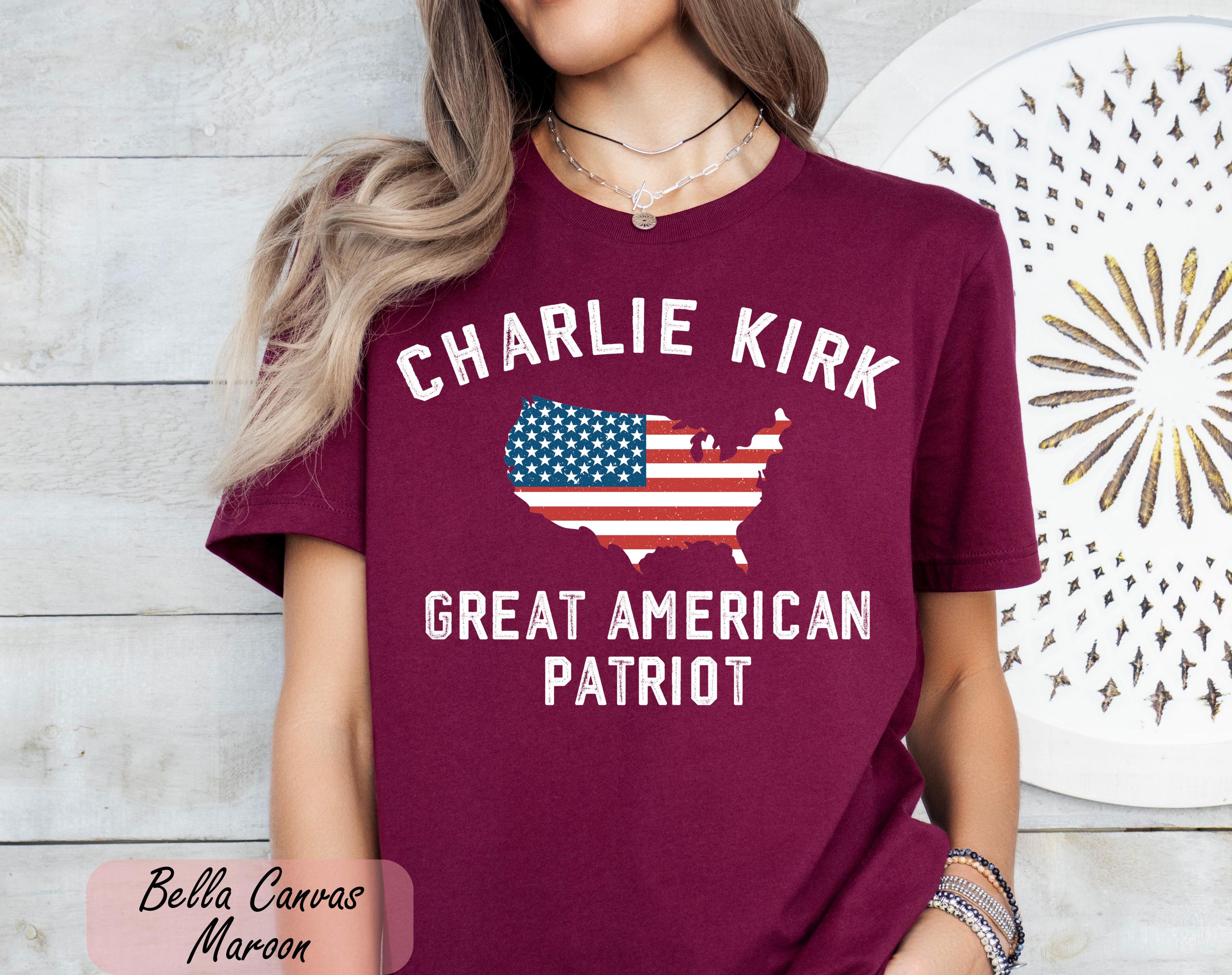 Charlie Kirk Great America Patriot Shirt ,America Human Rights Activist Graphic Tee, Justice for Charlie Kirk, Pray for Charlie Kirk
