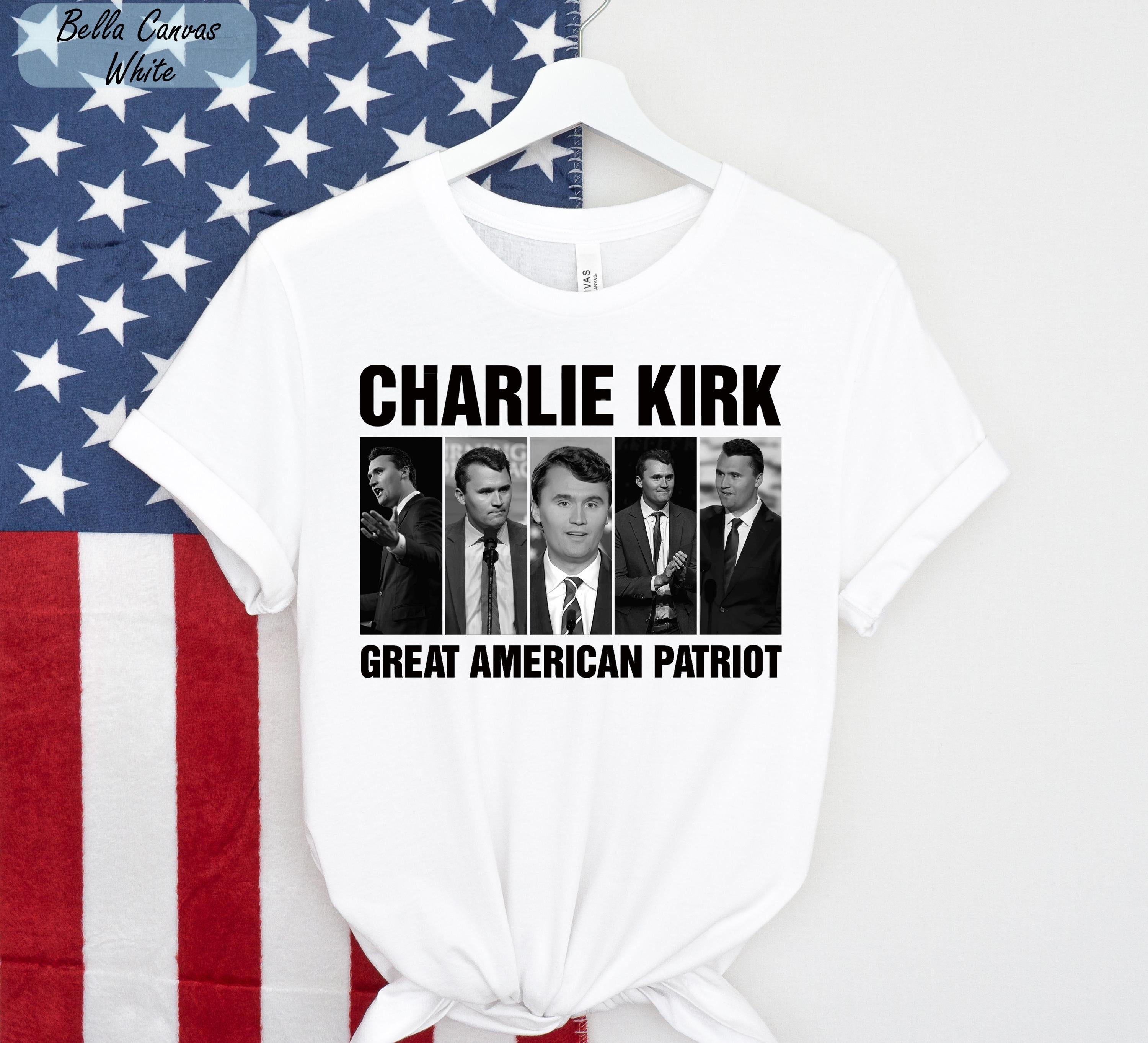 Charlie Kirk Great American Patriot T-shirt, USA Flag Map Shirt, Human Rights Activist Tee, Pray For Charlie Kirk, Charlie Kirk Justice Tee