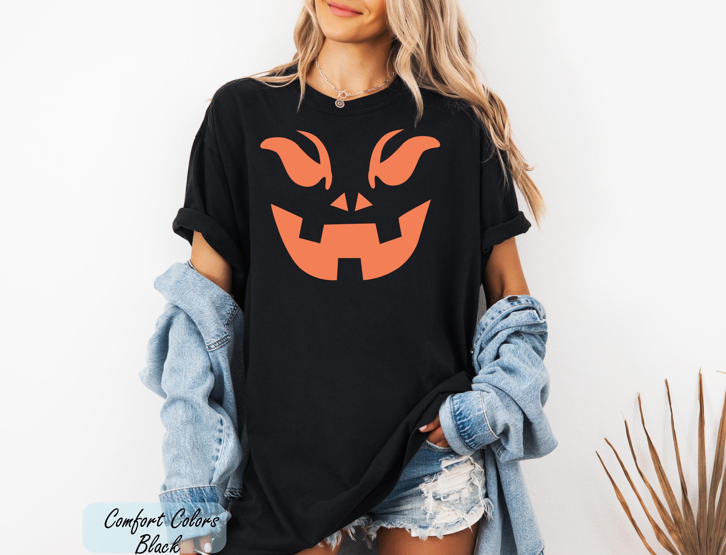 Retro Halloween Faces Shirt, Pumpkin Face Tee, Halloween Crew Shirt, Halloween Party Shirt, Halloween Group Shirt, Spooky Family Costume