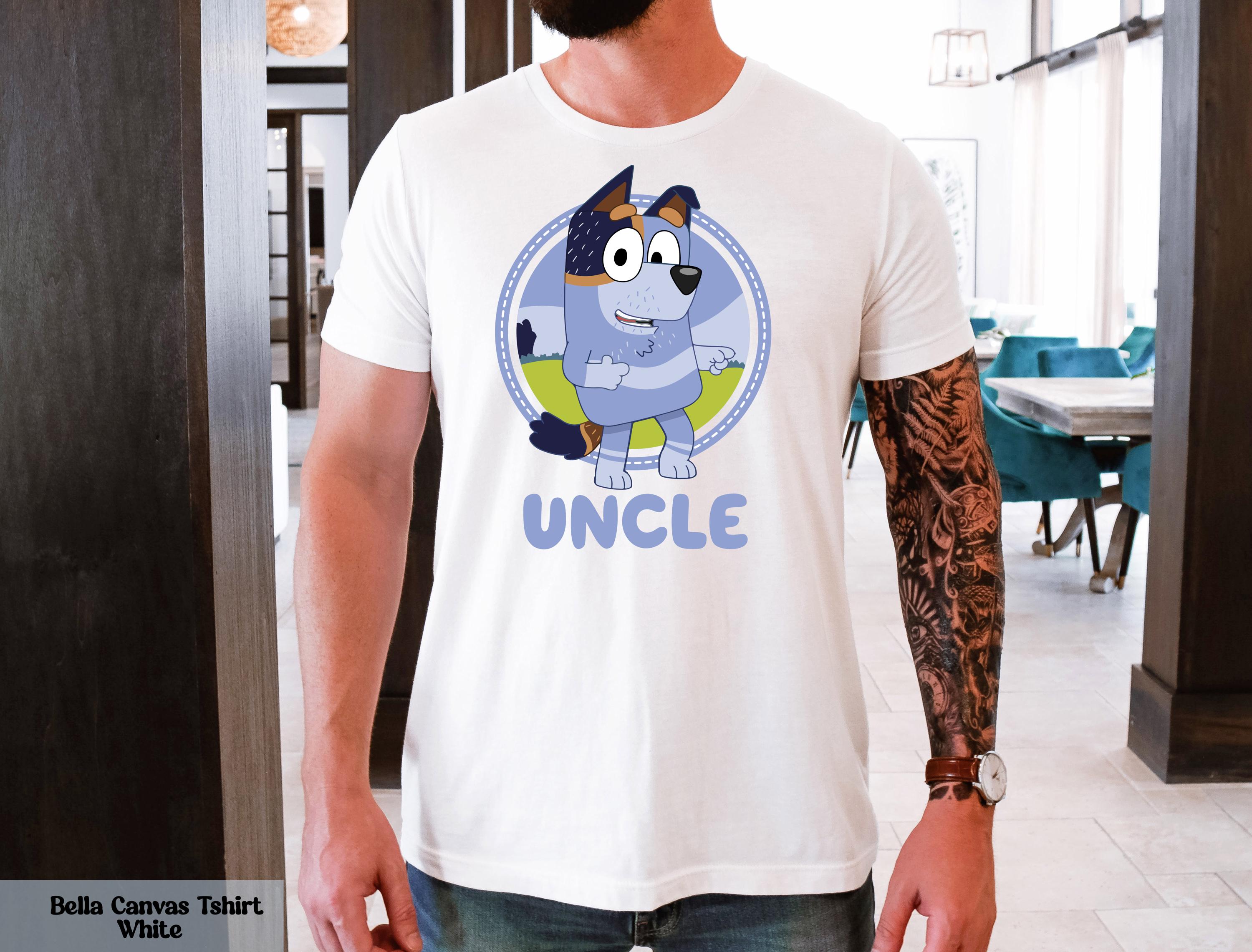 Personalized Bluey Family Matching Shirts, Bluey Cartoon Shirt, Custom Bluey Birthday Party Shirts, Bluey Funny Mom Dad Shirt,Bluey Dad Tee