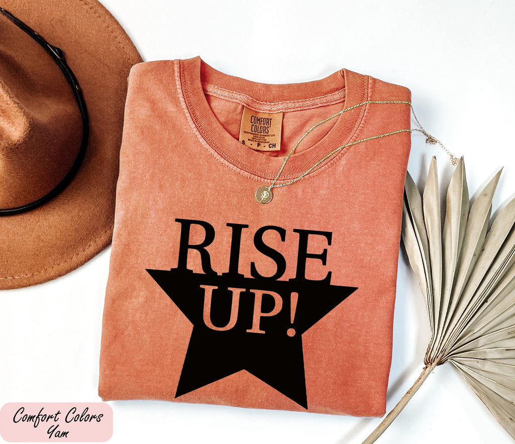 Rise Up Hamilton Comfort Colors® Shirt, Hamilton Musical Gift, Hamilton Broadway Show Shirt,  Alexander Hamilton Shirt, American Musical Tee