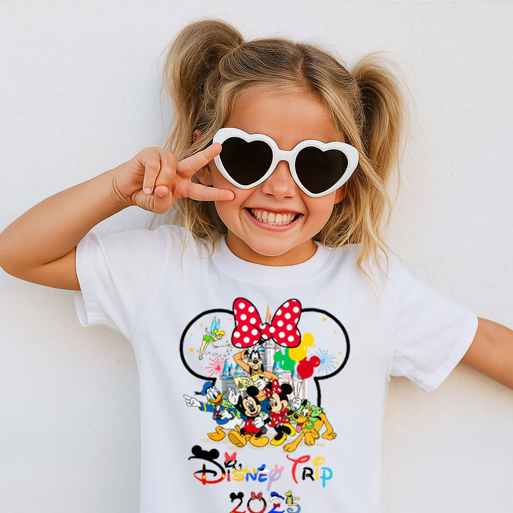Disney Trip 2025 Shirt,Mickey And Friends Disney Trip Shirt,Disney Family Vacation Shirt,,Disneyland Shirts,Disney Couple Shirt,Disneyworld