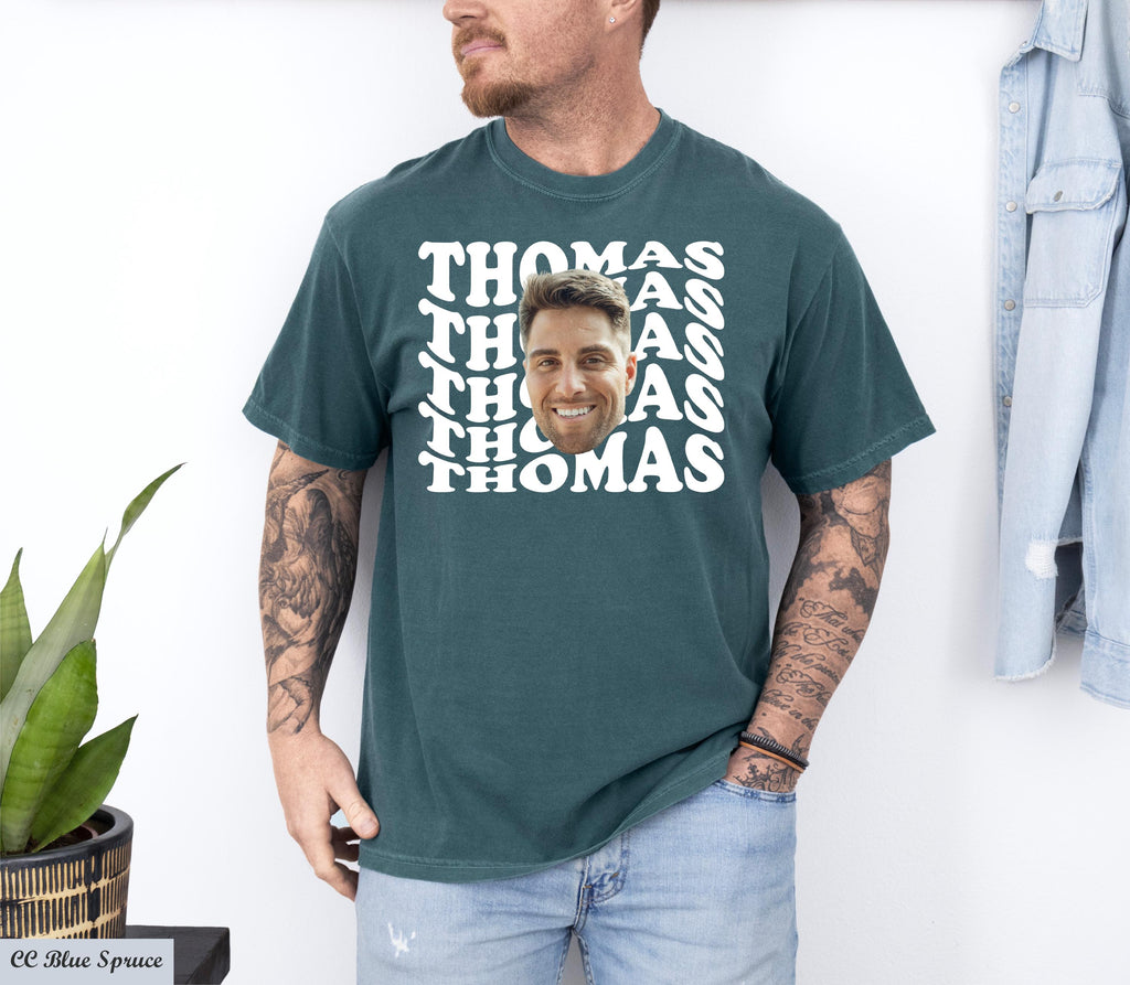 Custom Birthday Face Shirt, Funny Birthday Shirt, Birthday Party Shirt, Birthday Face Name Tee, Personalized Party Photo Shirt, Birthday tee